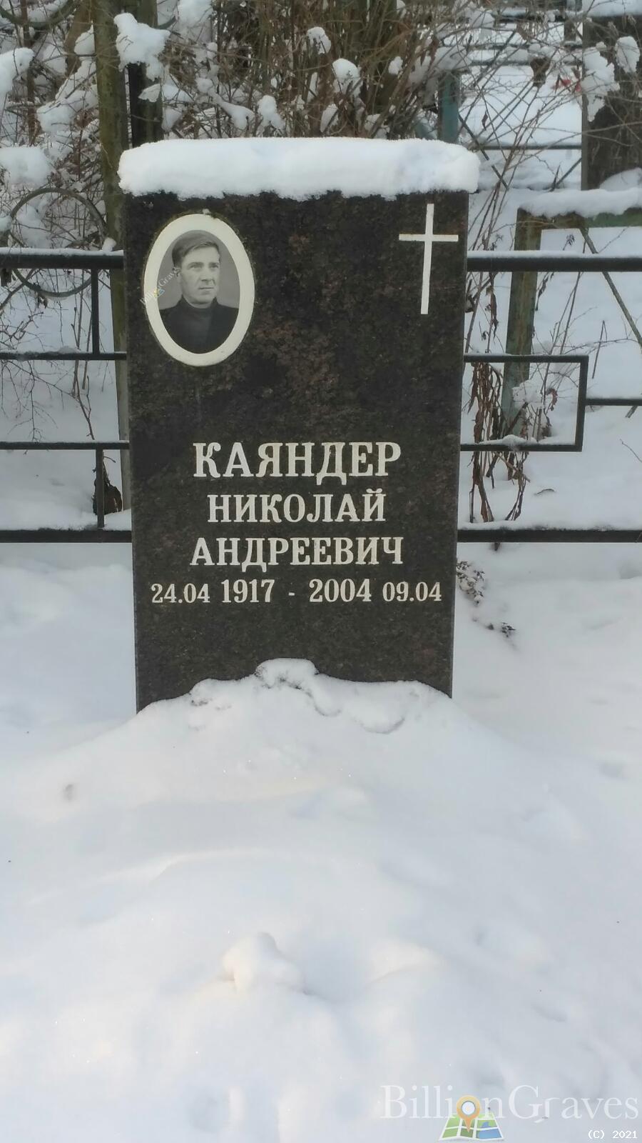 Каяндер Николай Андреевич