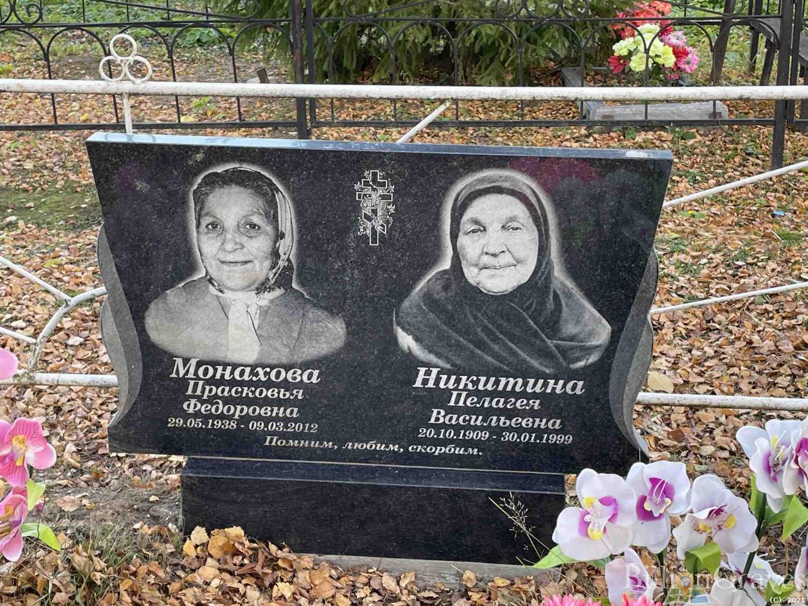 Монахова Прасковья Федоровна