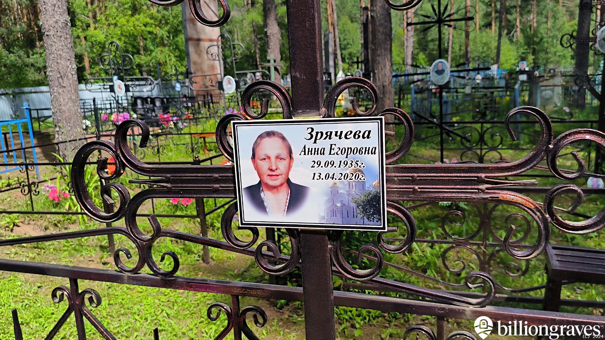Зрячева Анна Егоровна
