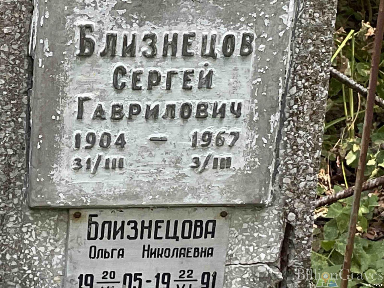Близнецова Ольга Николаевна