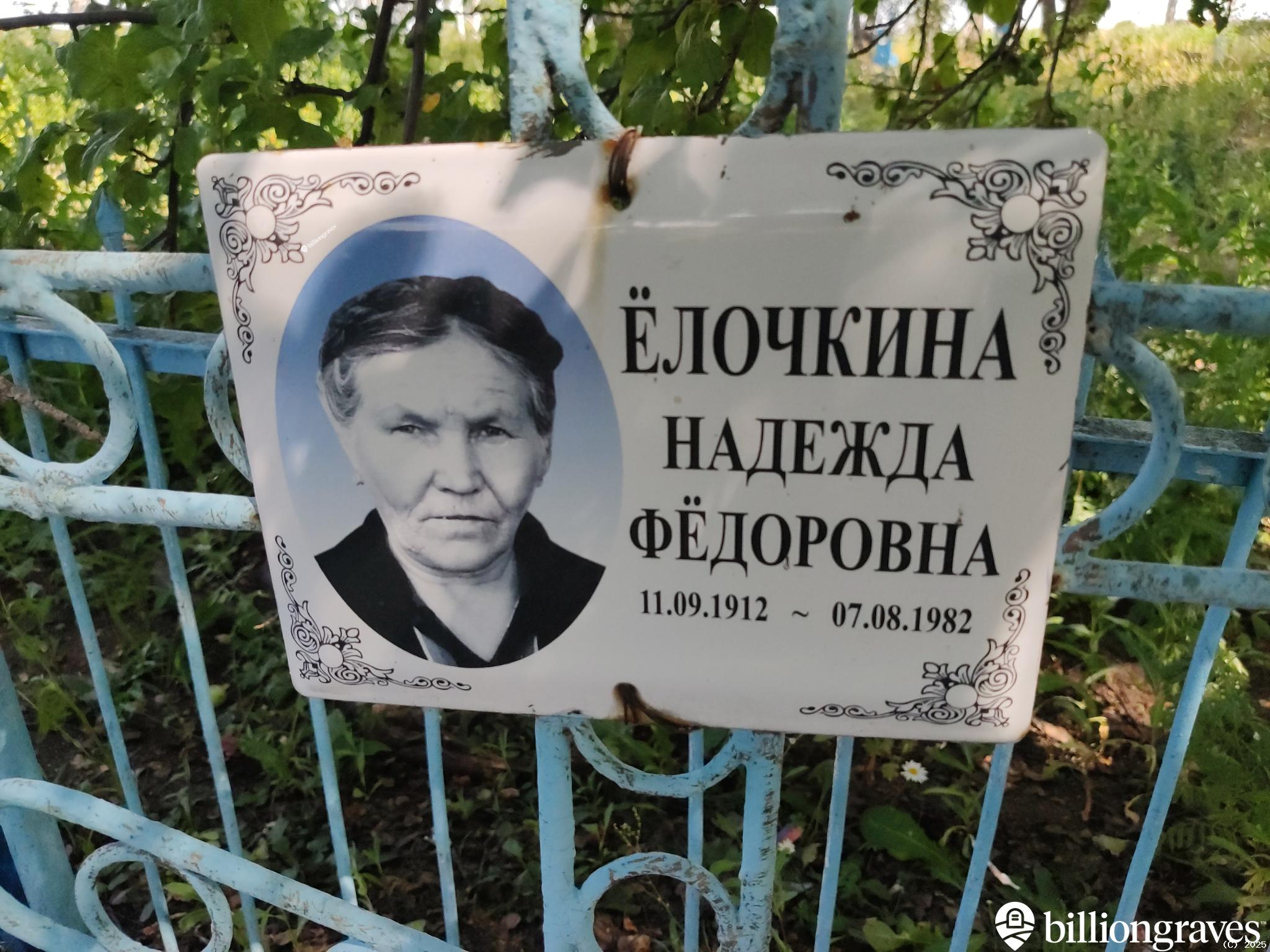Ёлочкина Надежда Фёдоровна