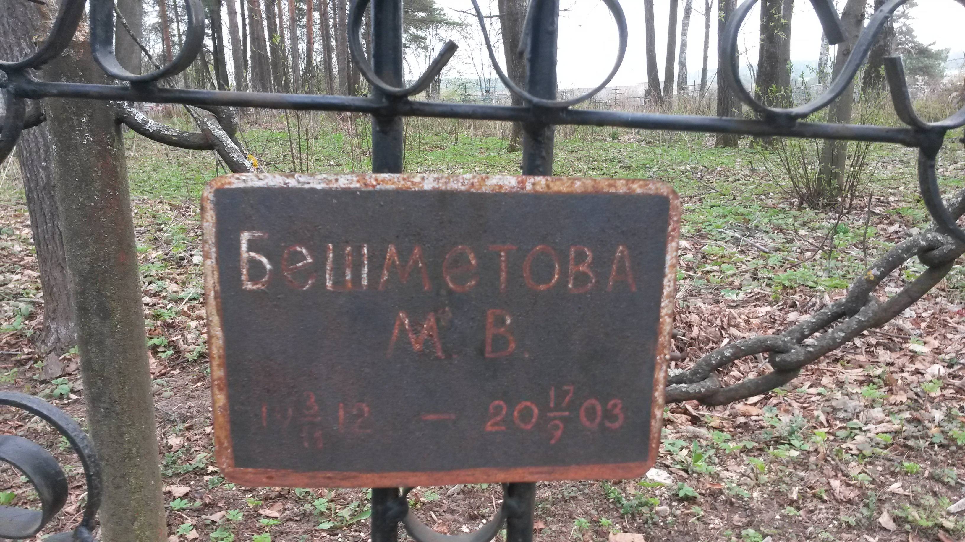 Бешметова М В