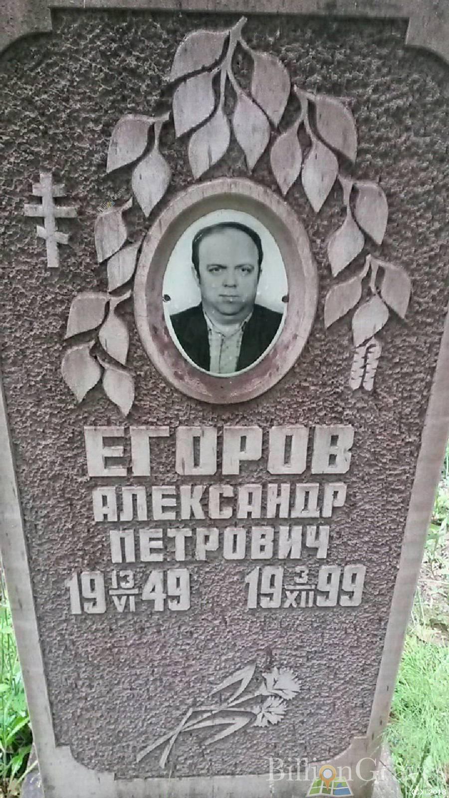 Егоров Александр петрович