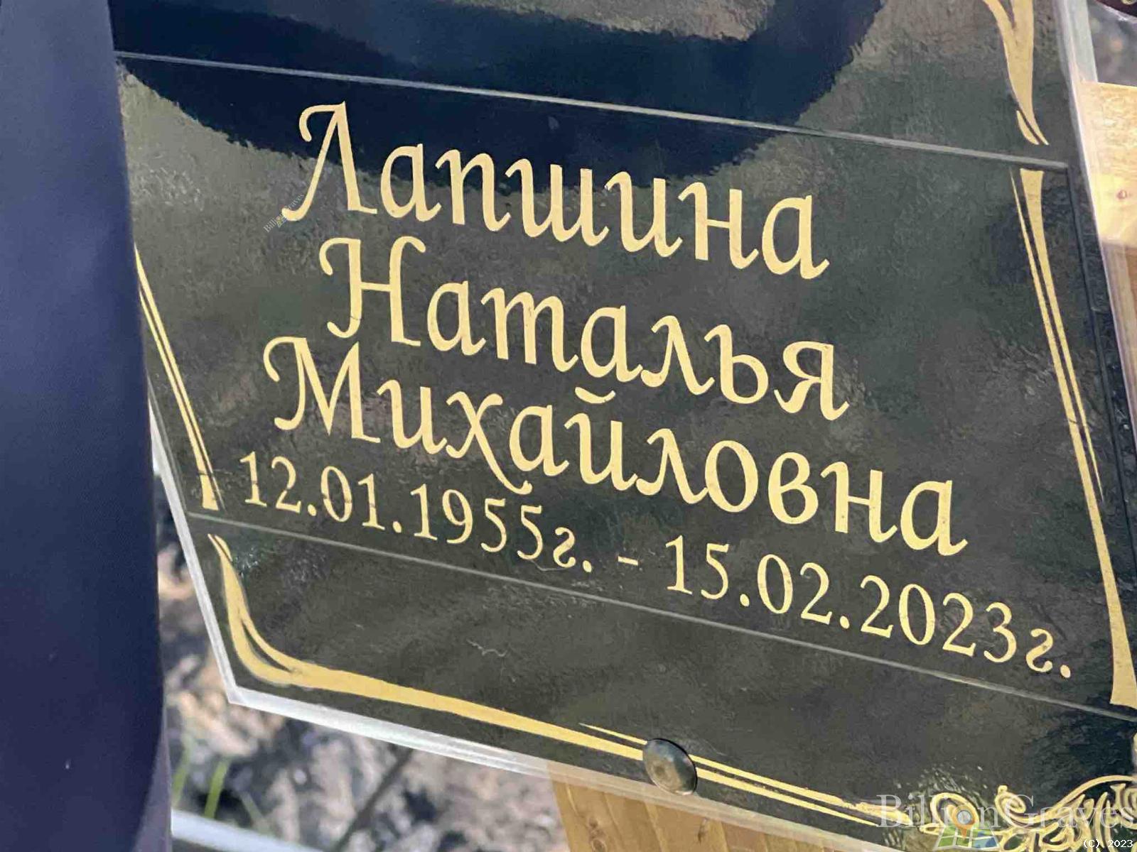 Лапшина Наталья Михайловна