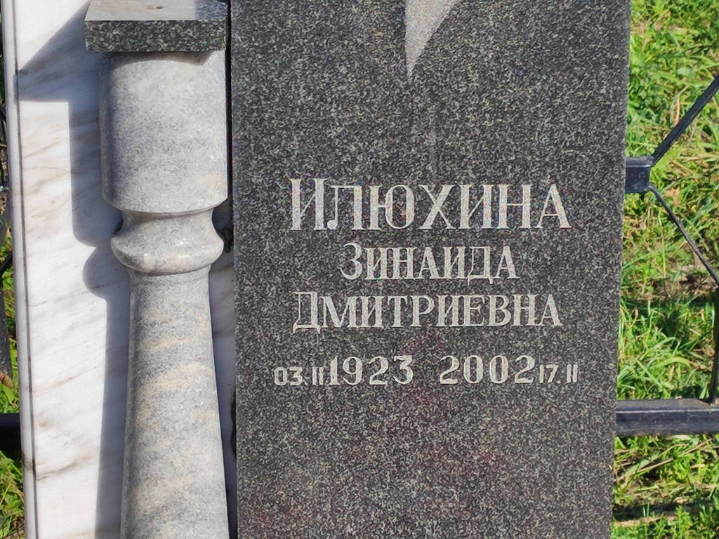 Илюхина Зинаида Дмитриевна