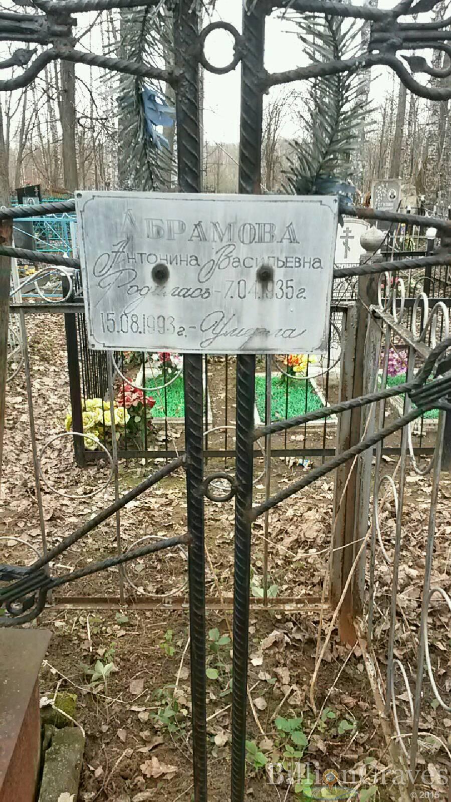 Абрамова Антонина Васильевна
