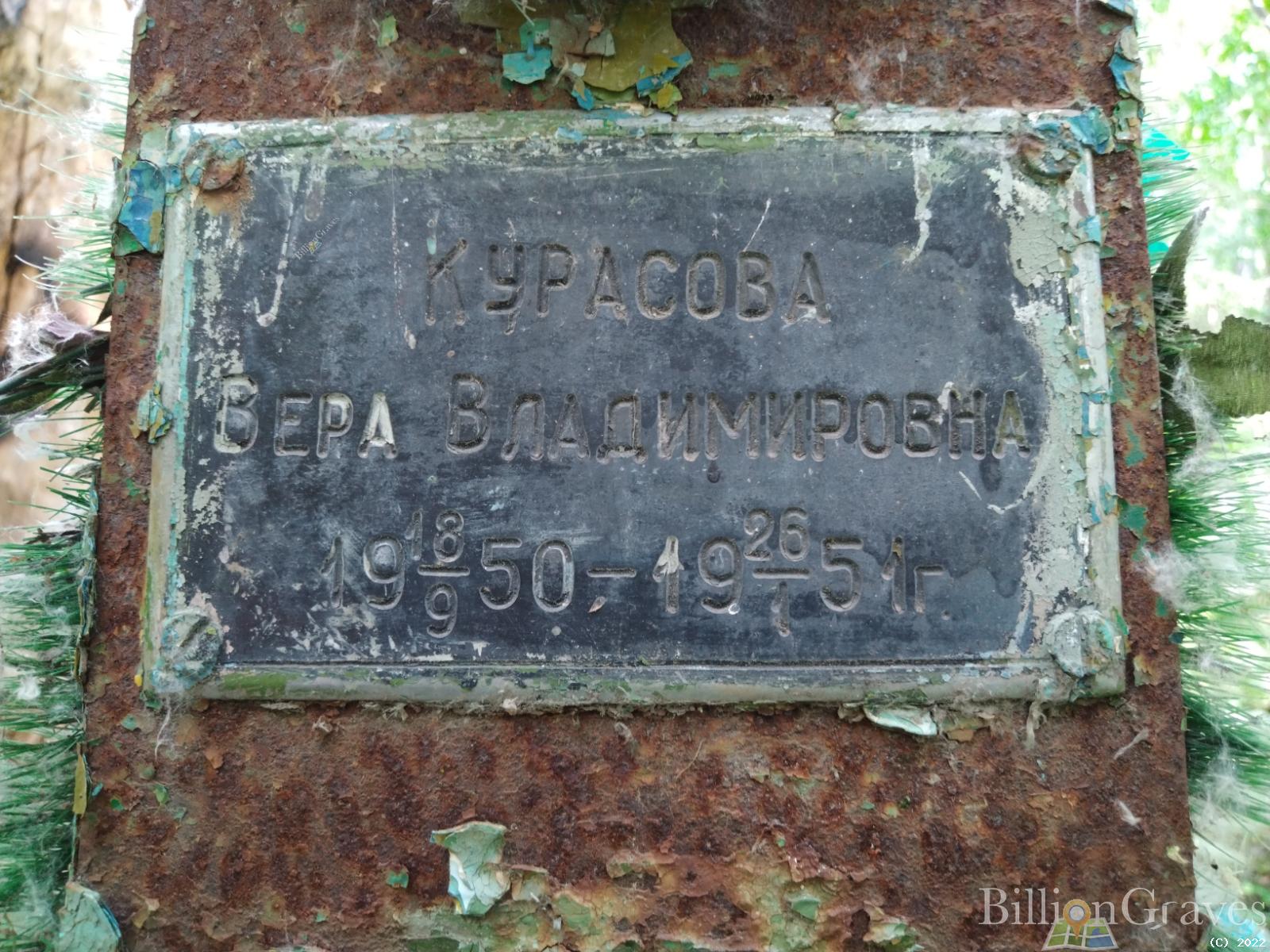 Курасова Вера Владимировна