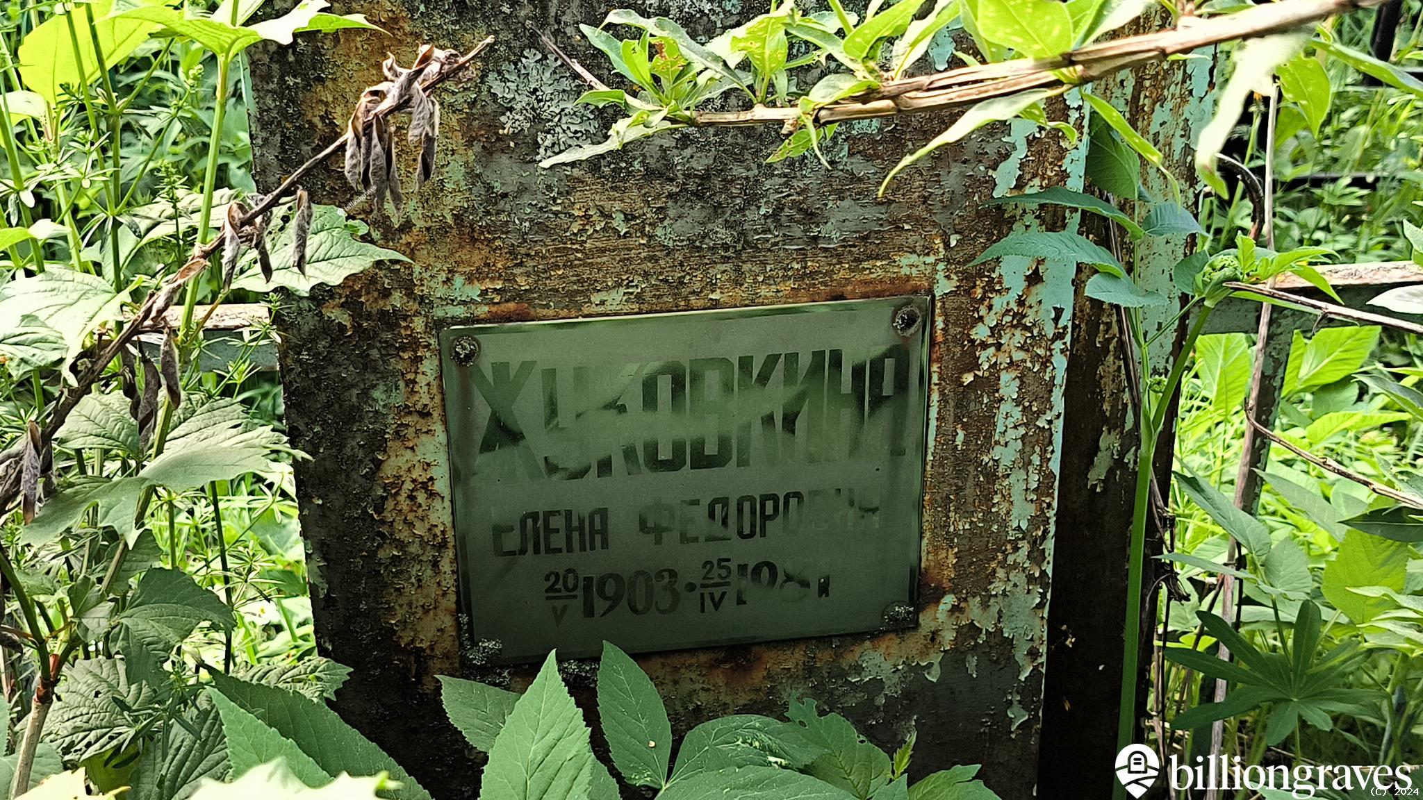 Жуковкина Елена Федоровна