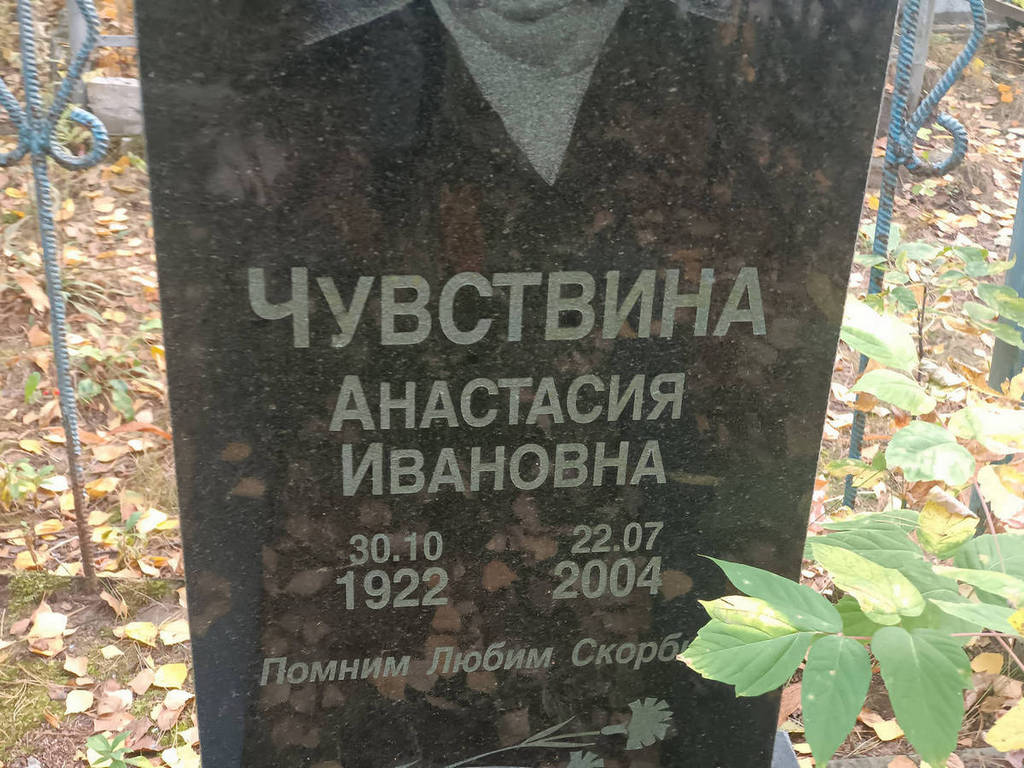 Чувствина Анастасия Ивановна