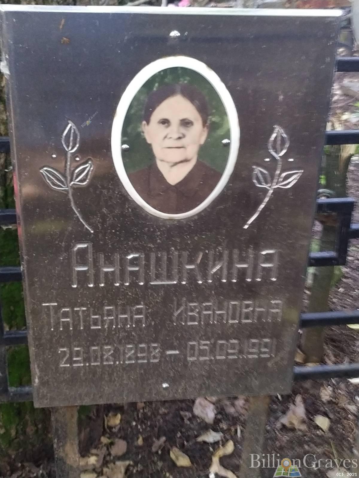Анашкина Татьяна Ивановна