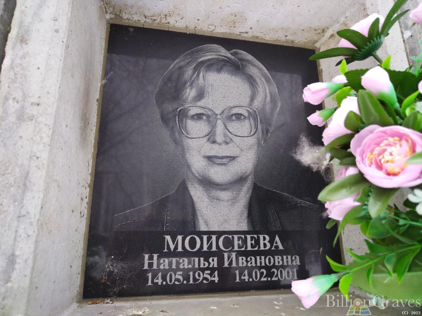 Моисеева Наталья Ивановна