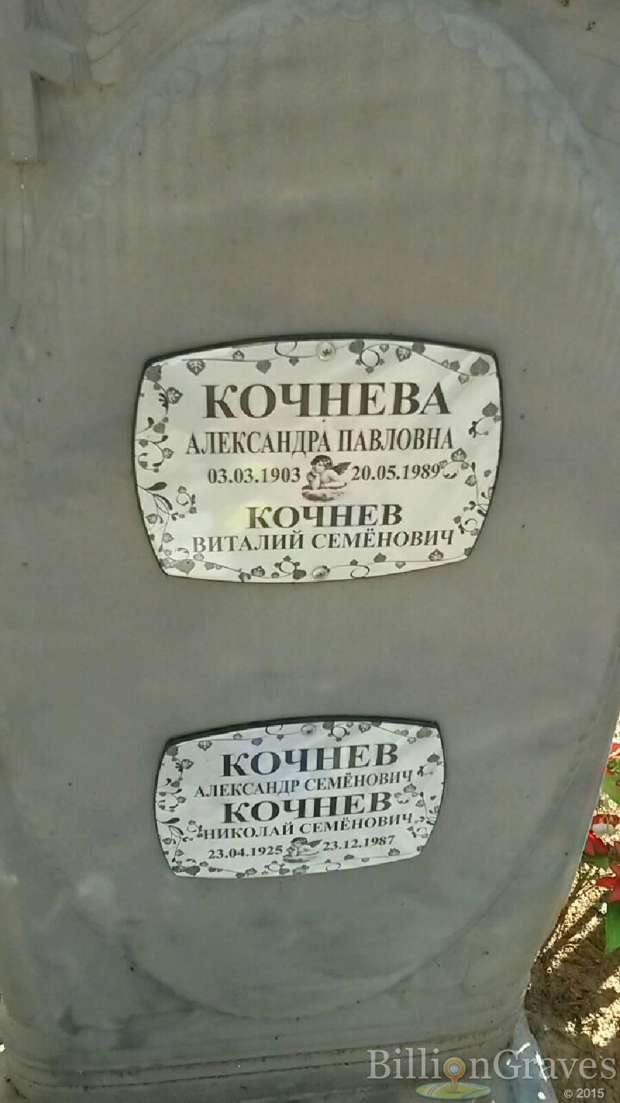 Кочнева Александра павловна