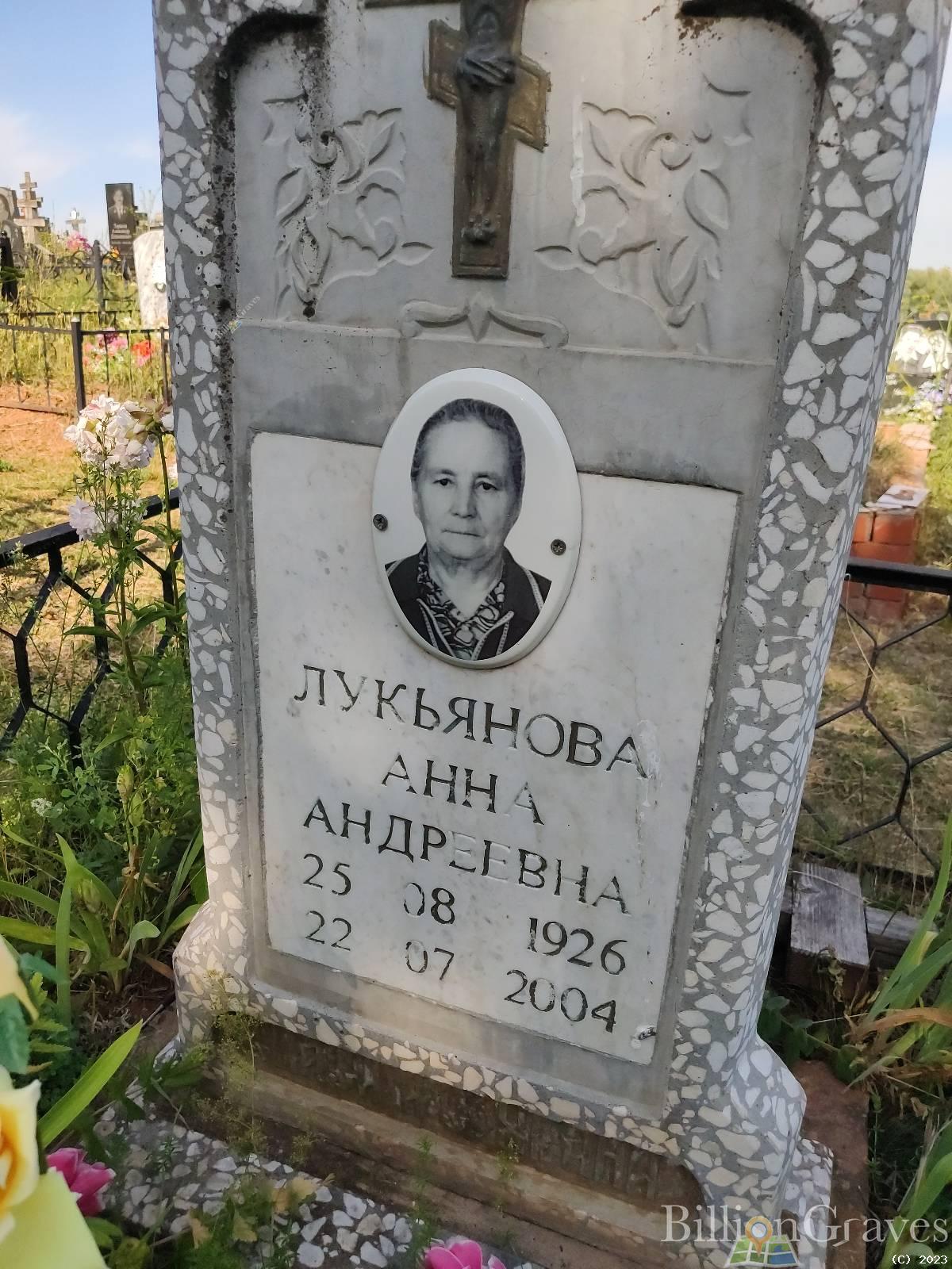 Лукьянова Анна Андреевна