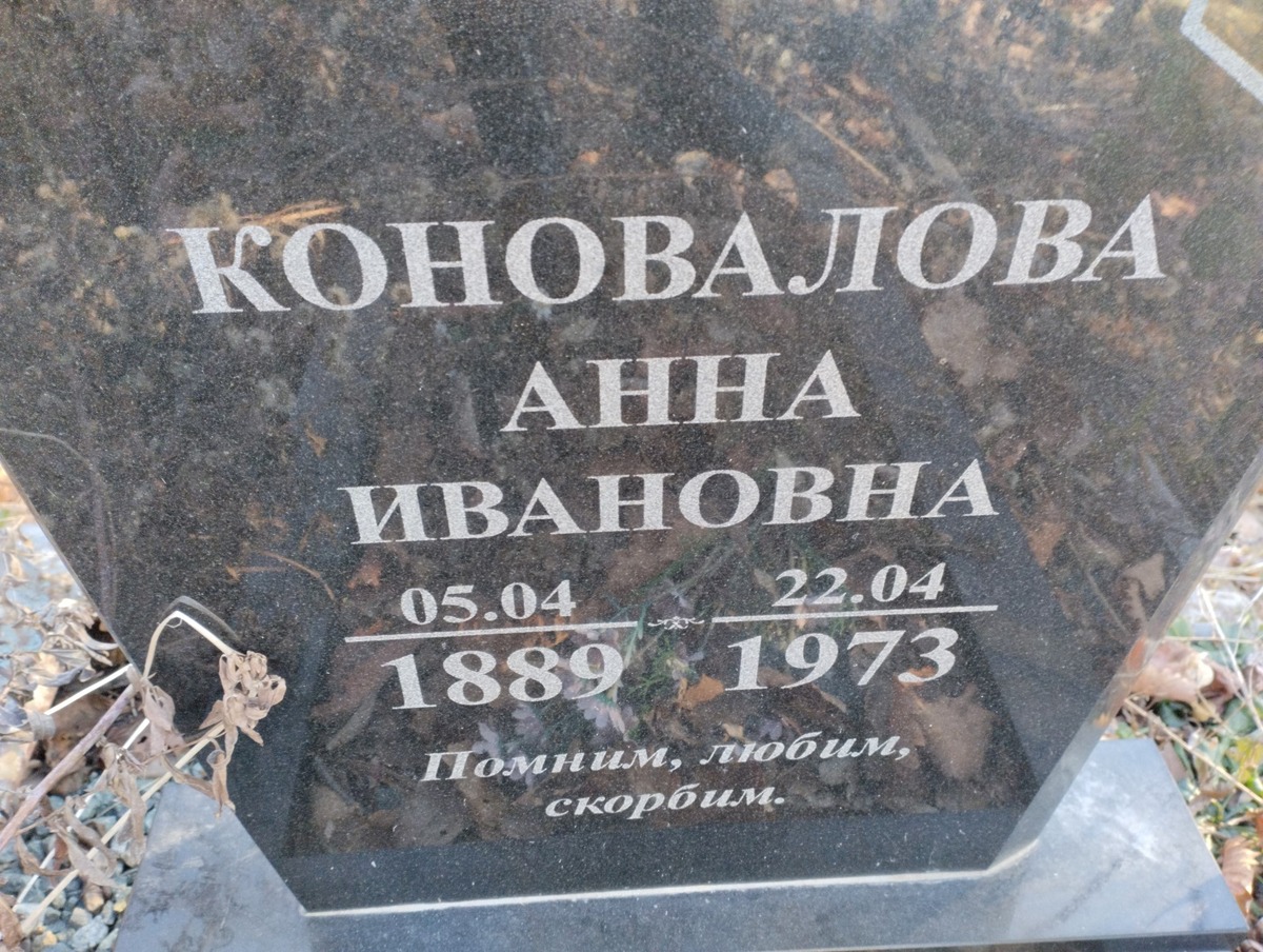 Коновалова Анна Ивановна
