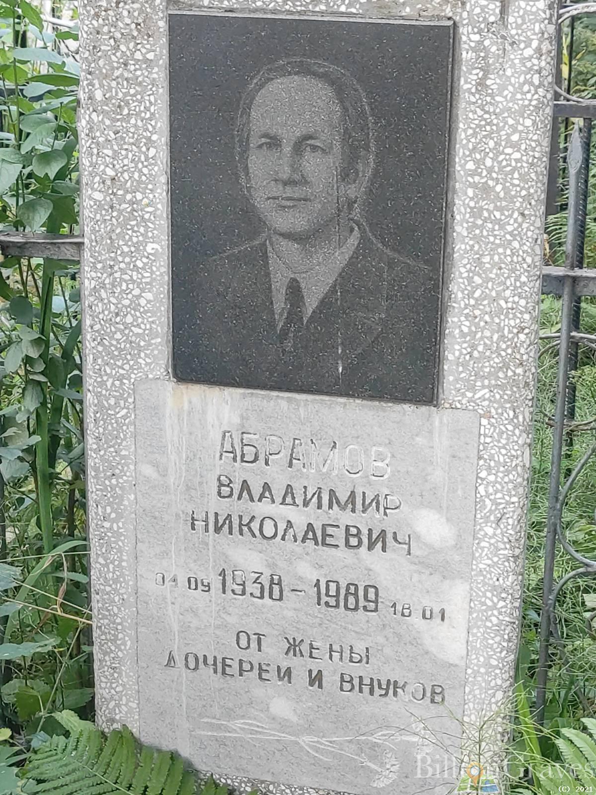 Абрамов Владимир Николаевич