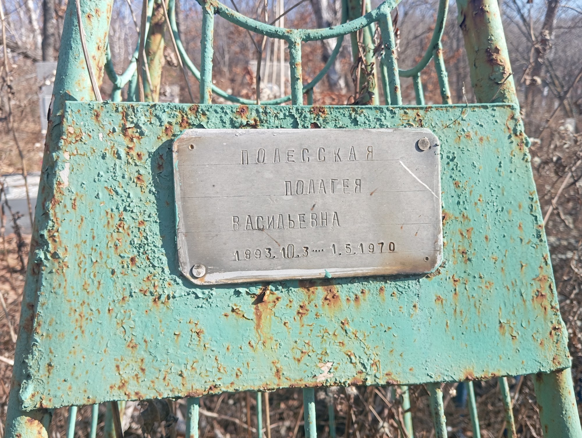 Полесская Полагея Васильевна
