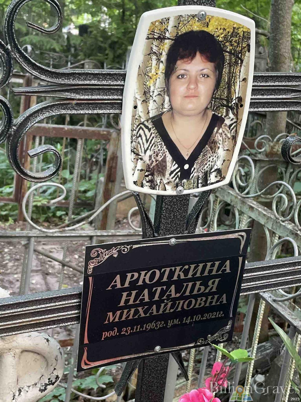 Арюткина Наталья Михайловна