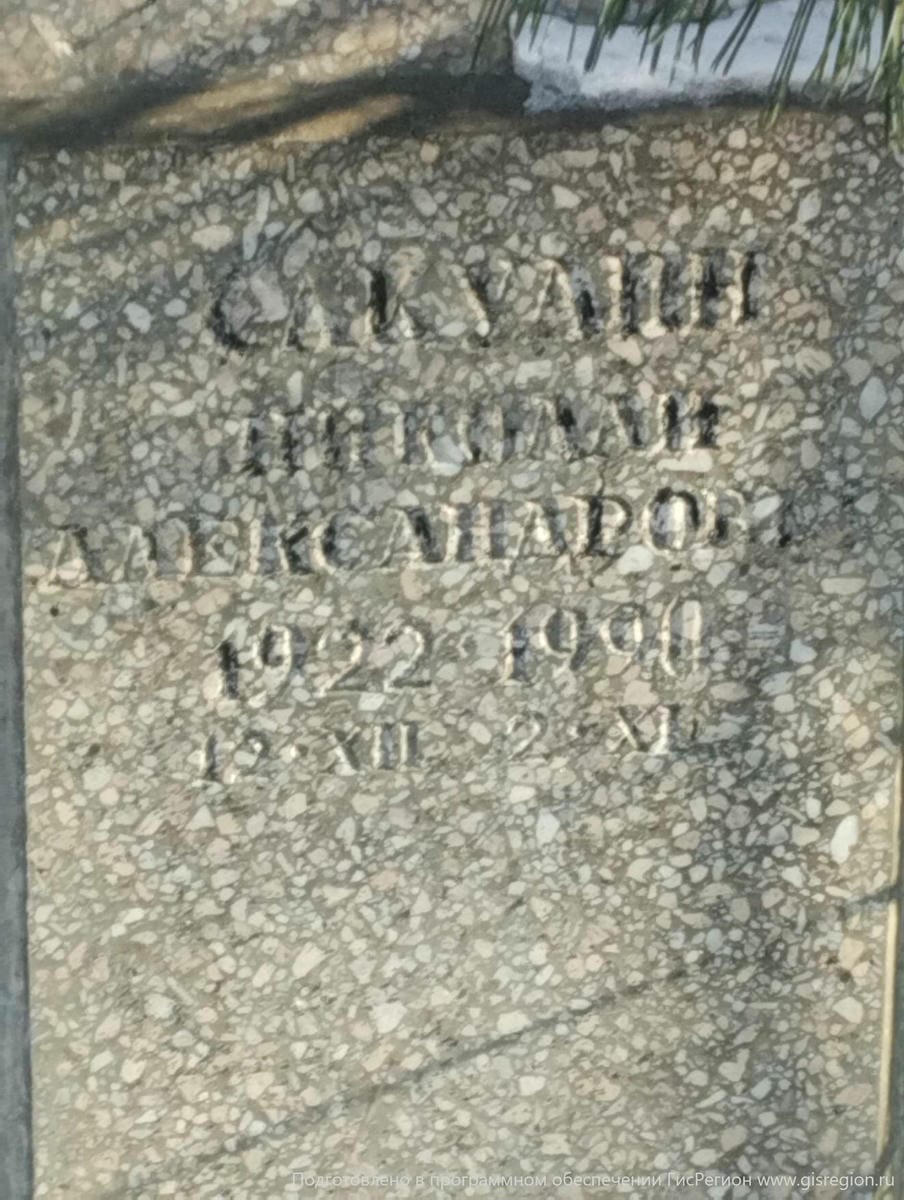 Сакулин Николай Александрович