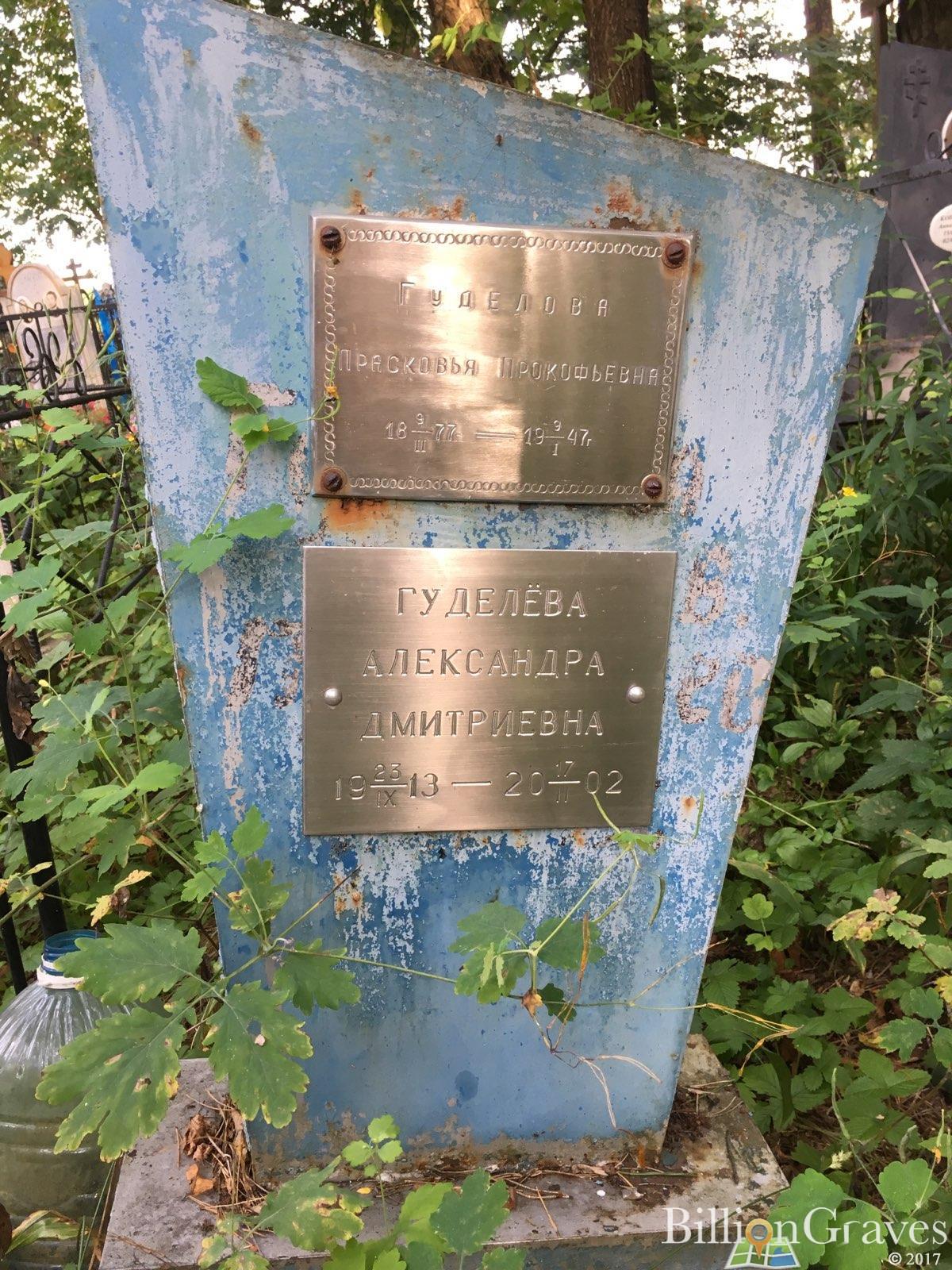 Гуделёва Александра Дмитриевна