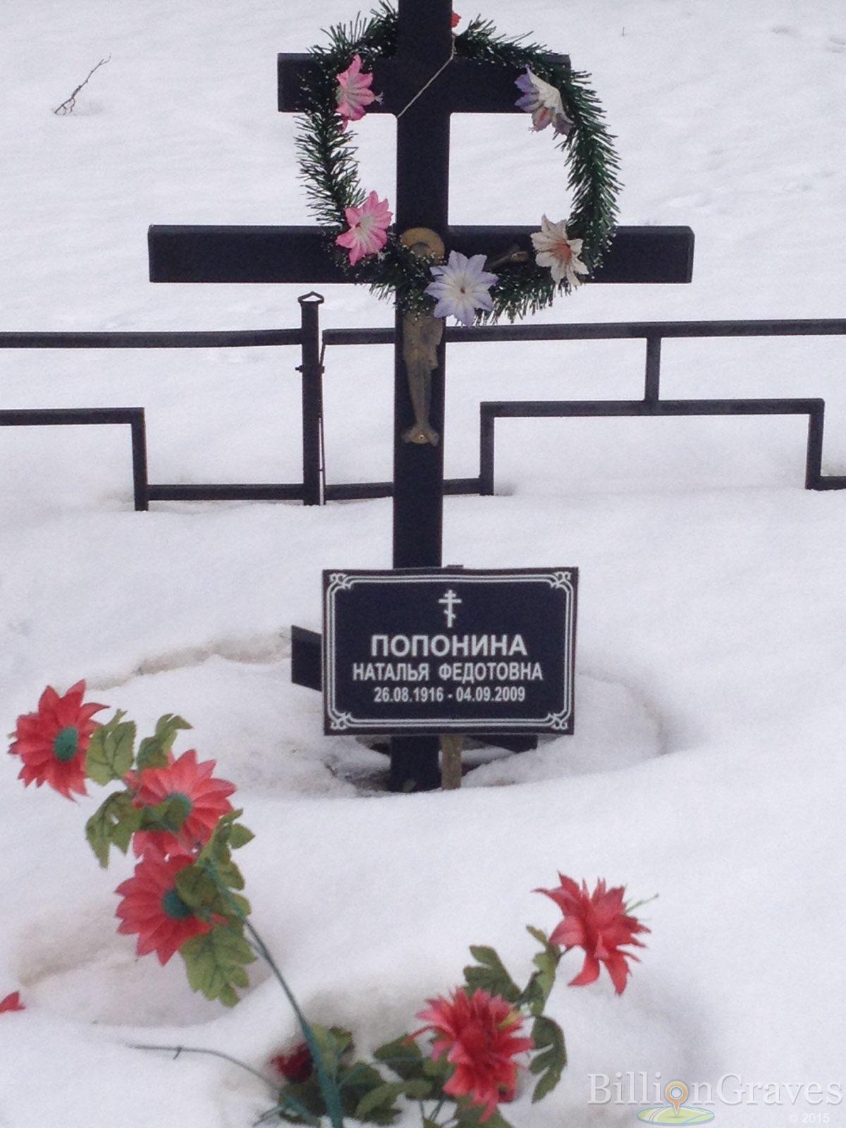 Попонина Наталья Федоровна