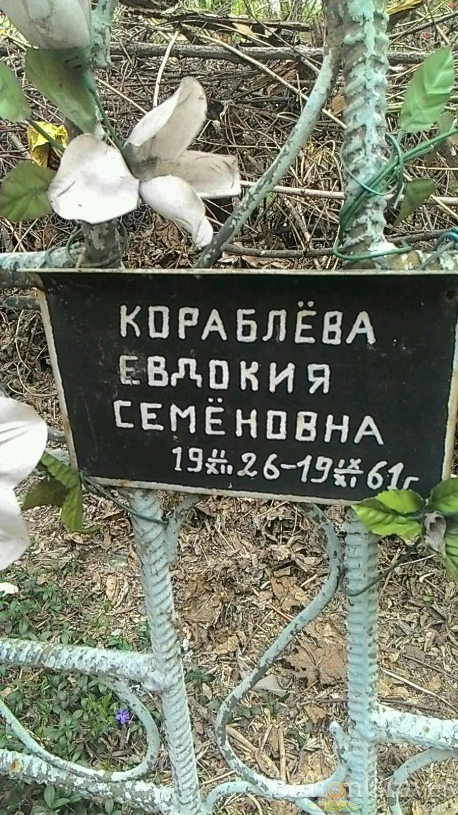 Кораблёва Евдокия Семёновна
