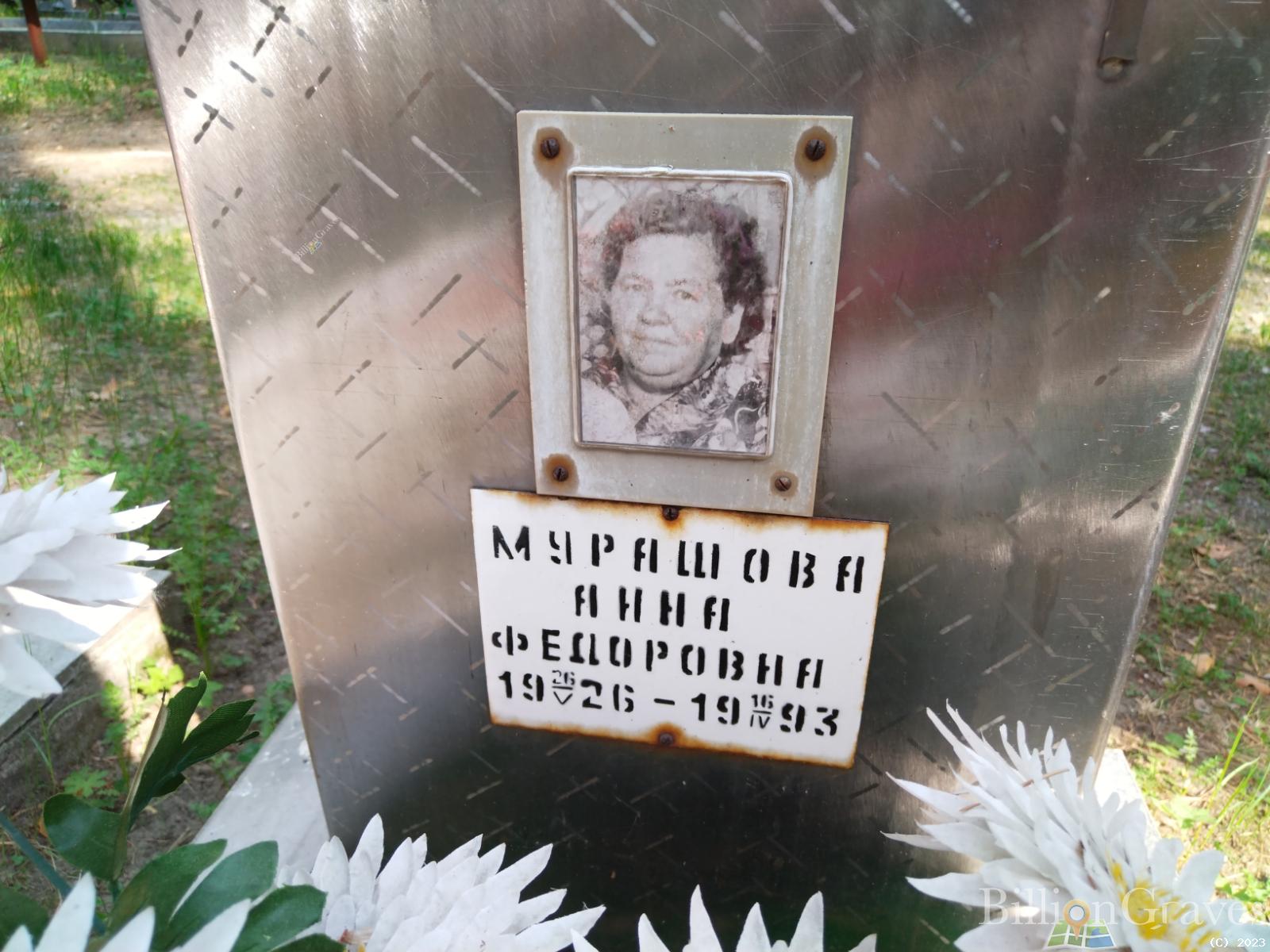 Мурашова Анна Федоровна