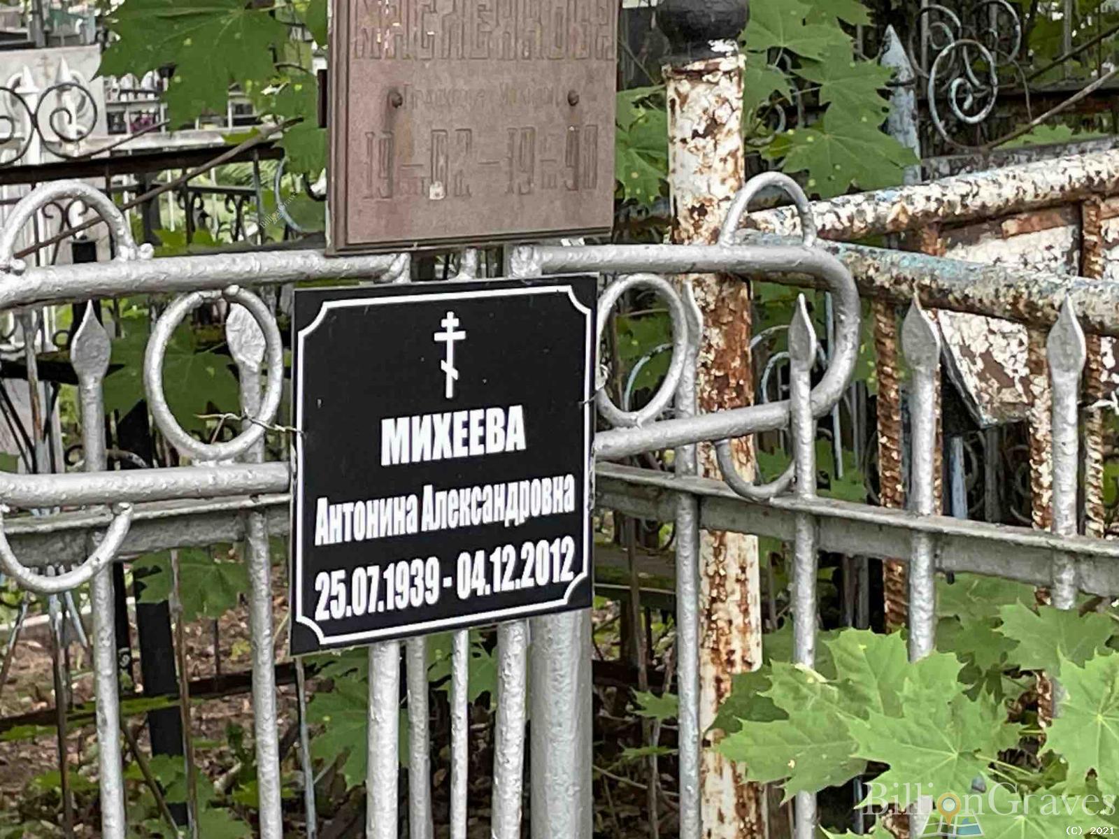 Михеева Антонина Александровна