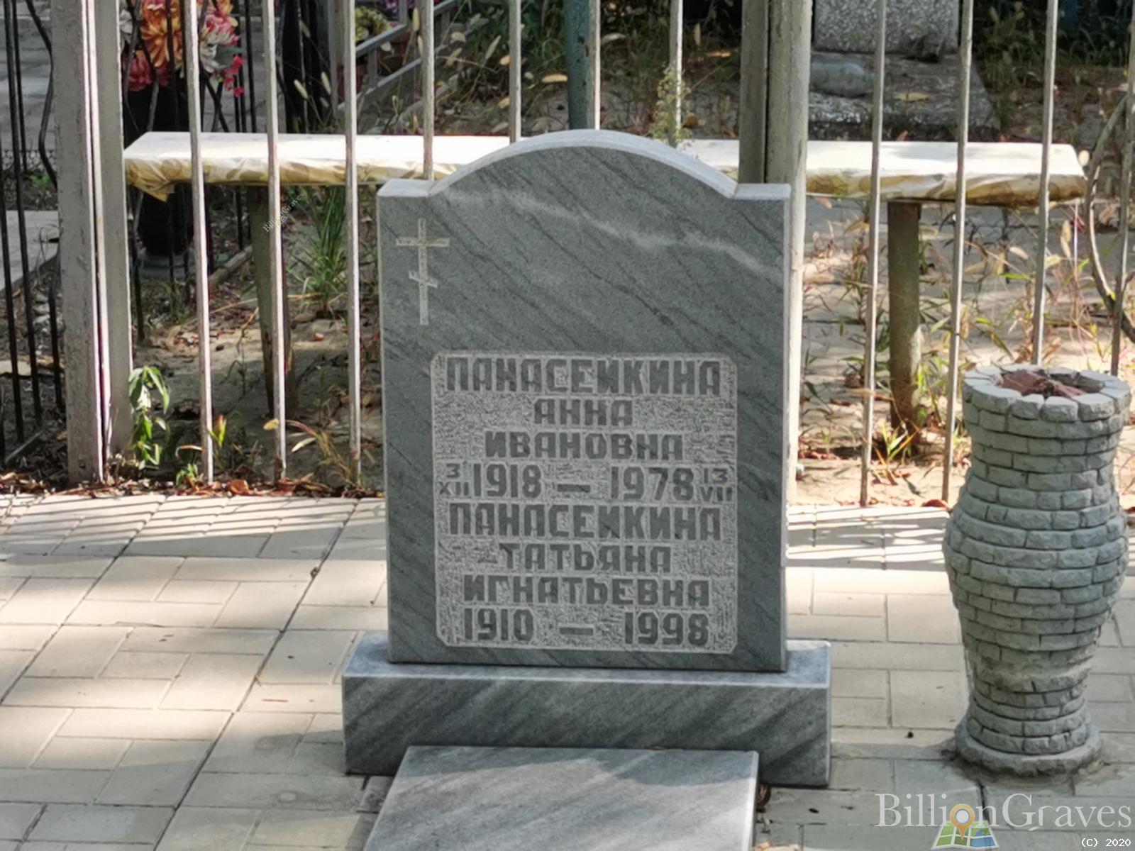 Панасеикина Анна Ивановна