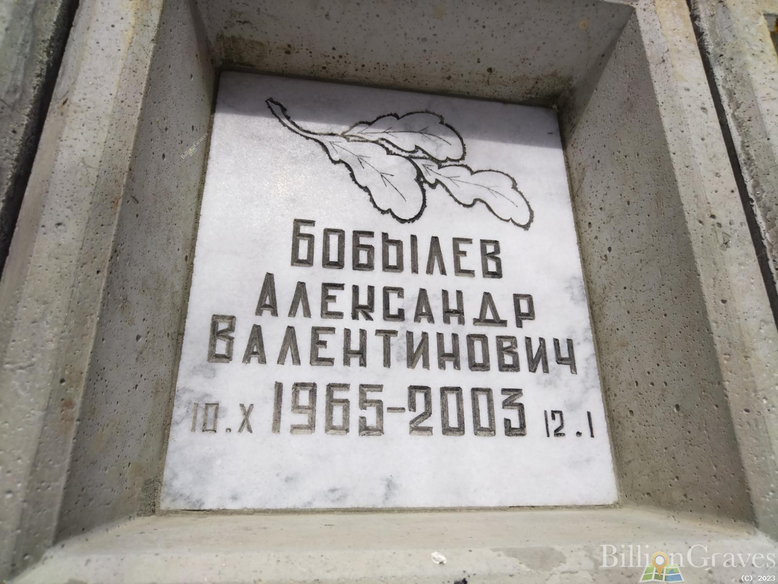 Бобылев Александр Валентинович