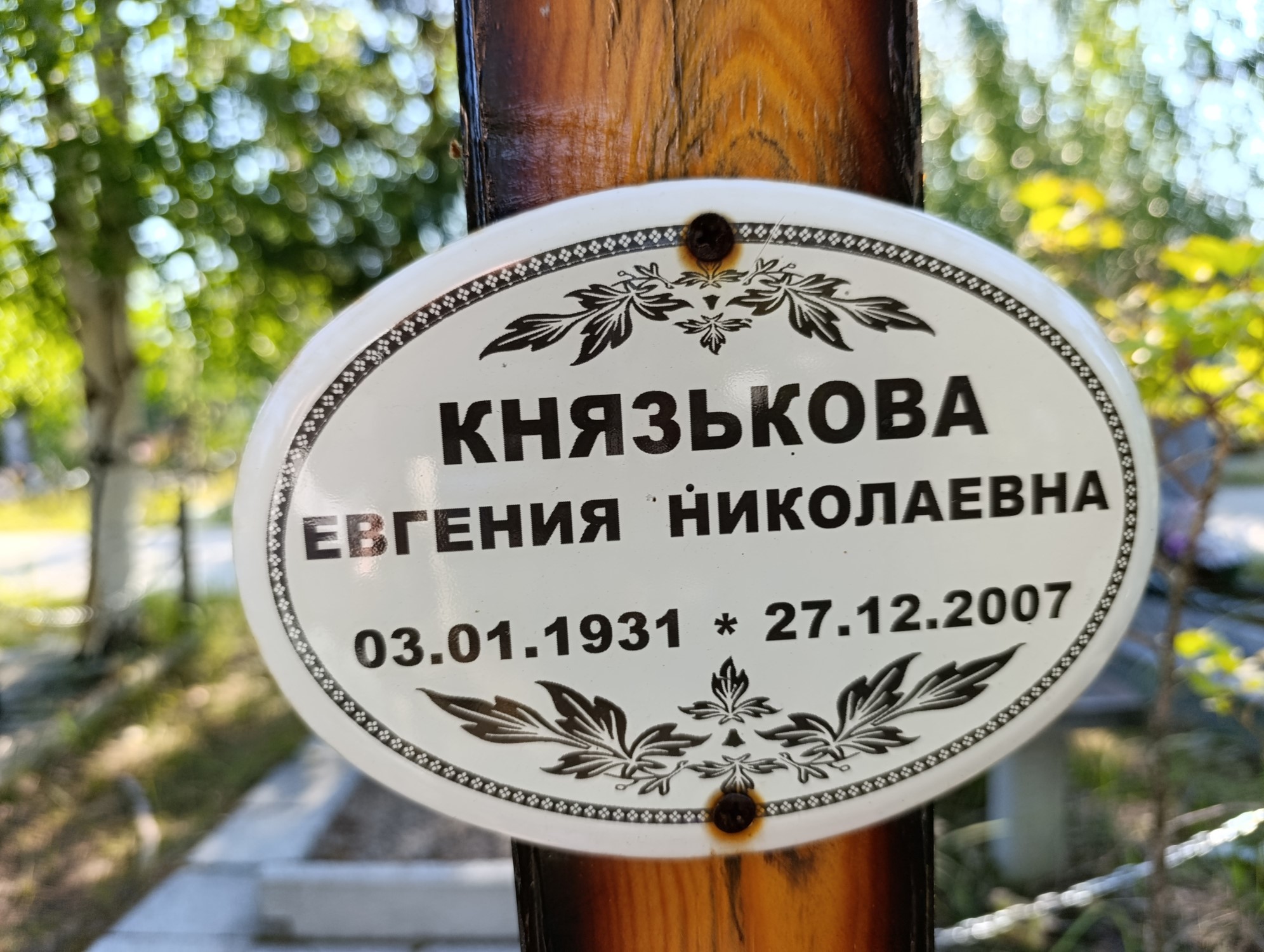 Князькова Евгения Николаевна