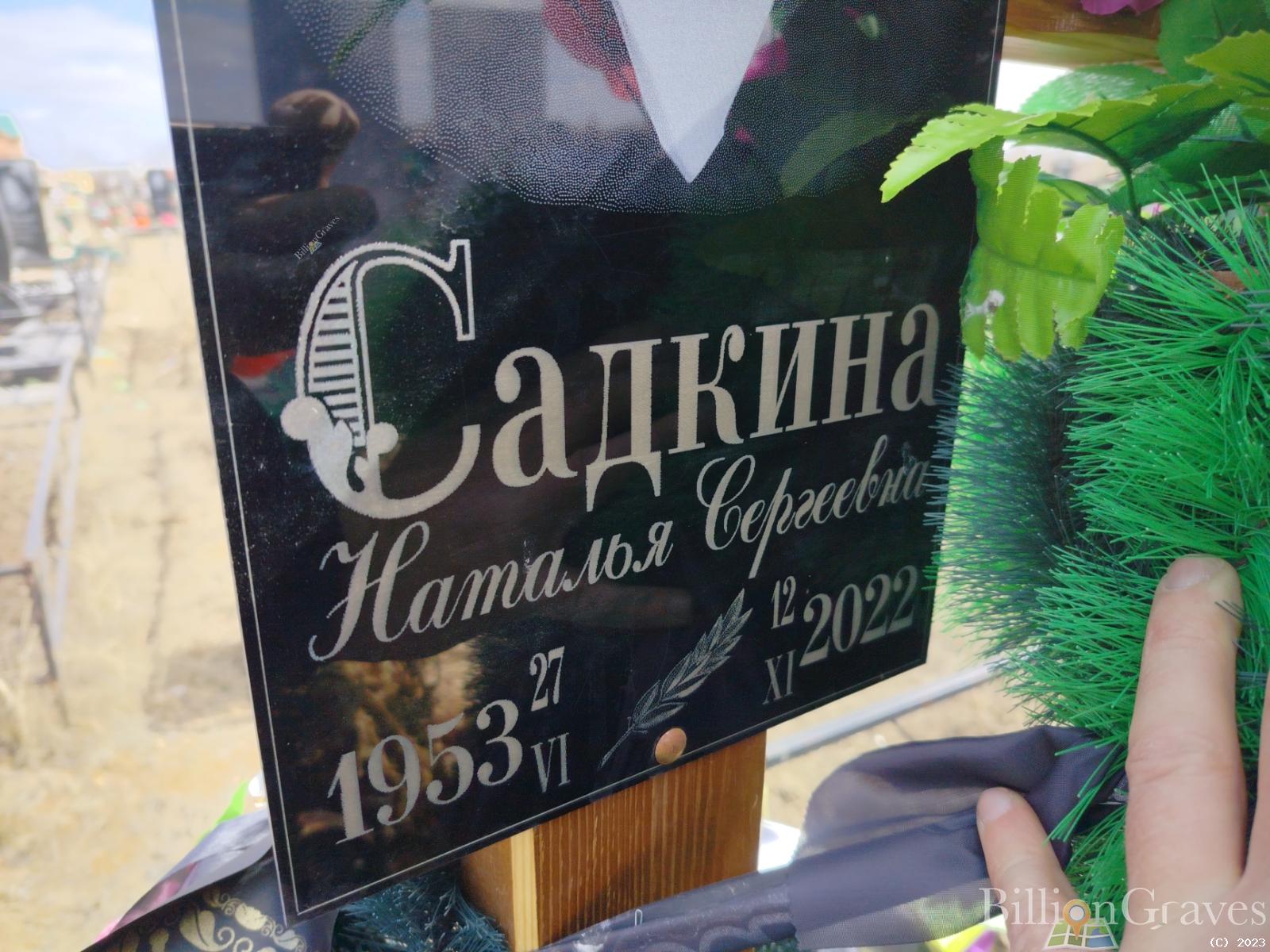 Садкина Наталья Сергеевна