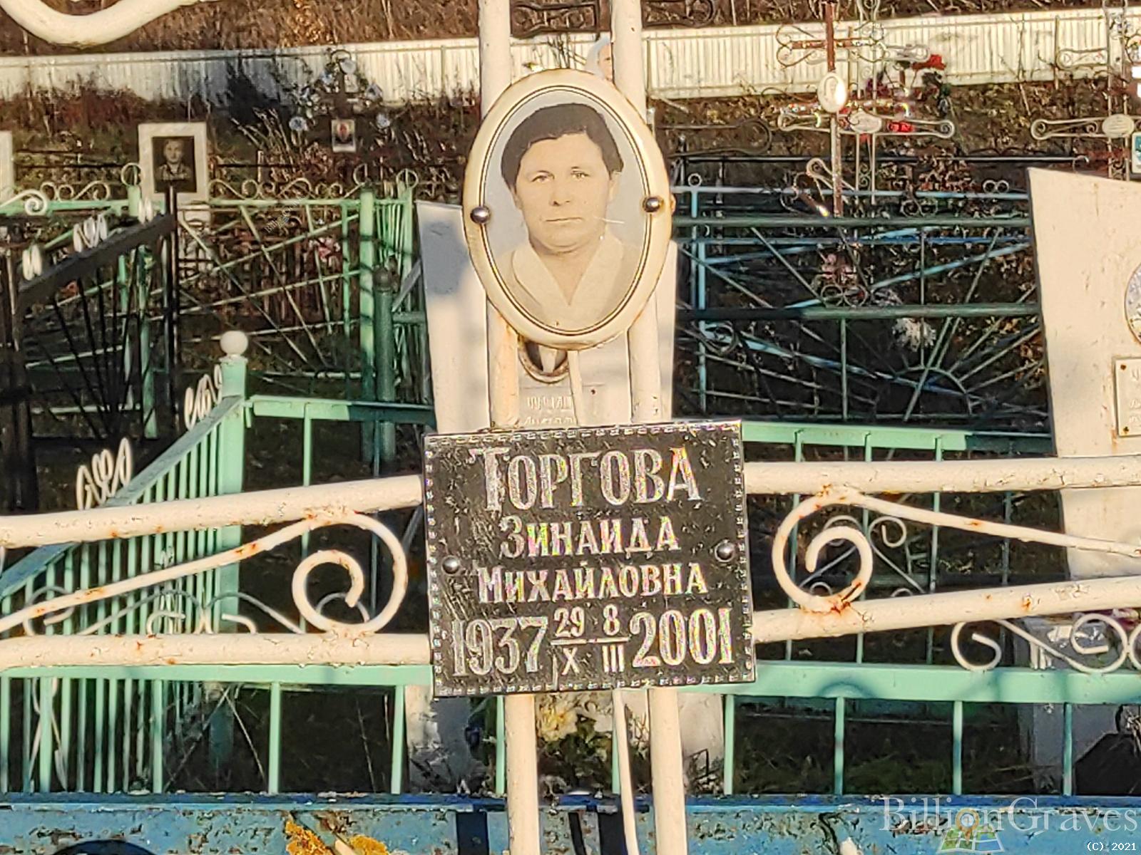 Торгова Зинаида Михайловна