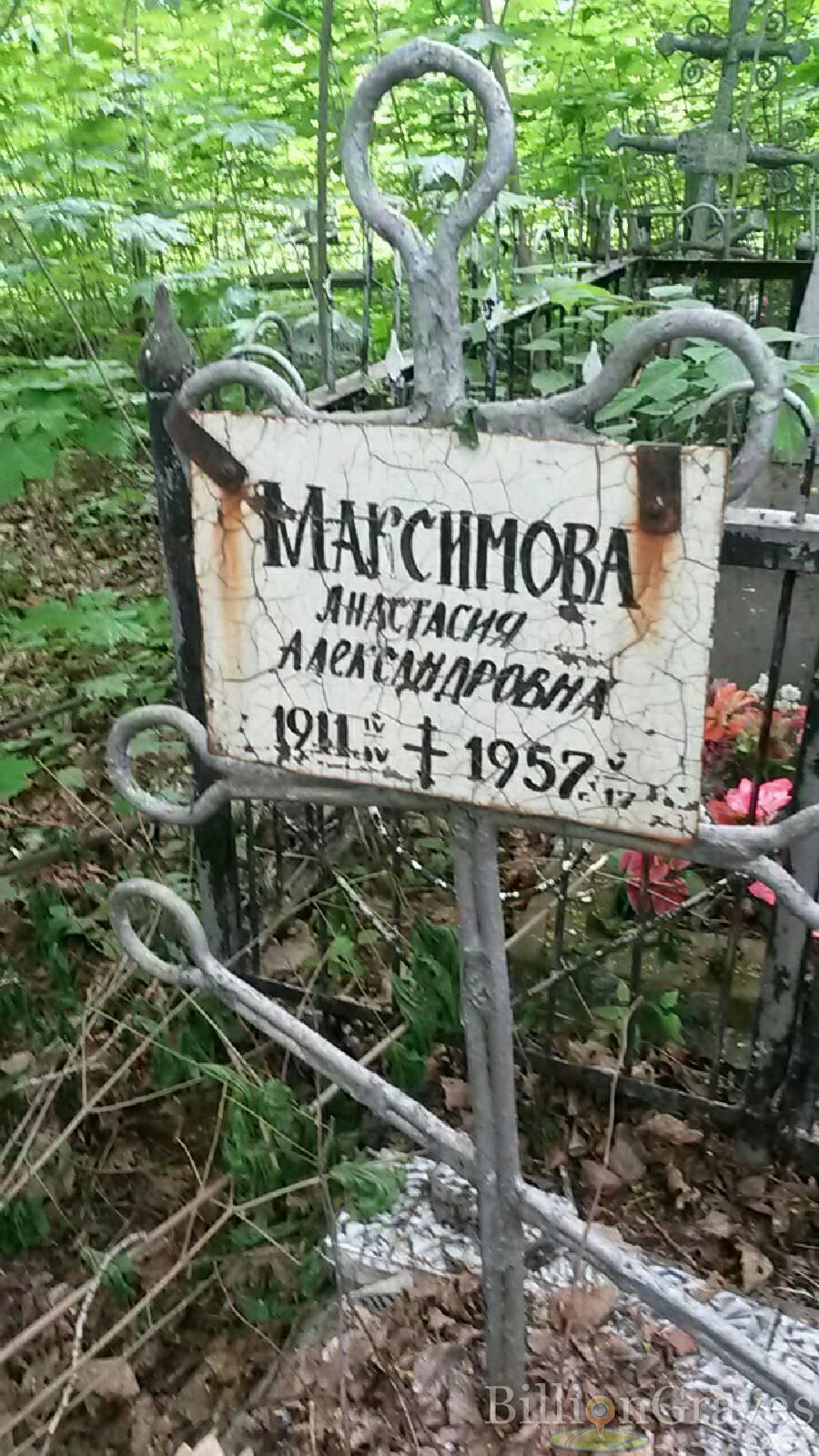 Максимова Анастасия Александровна