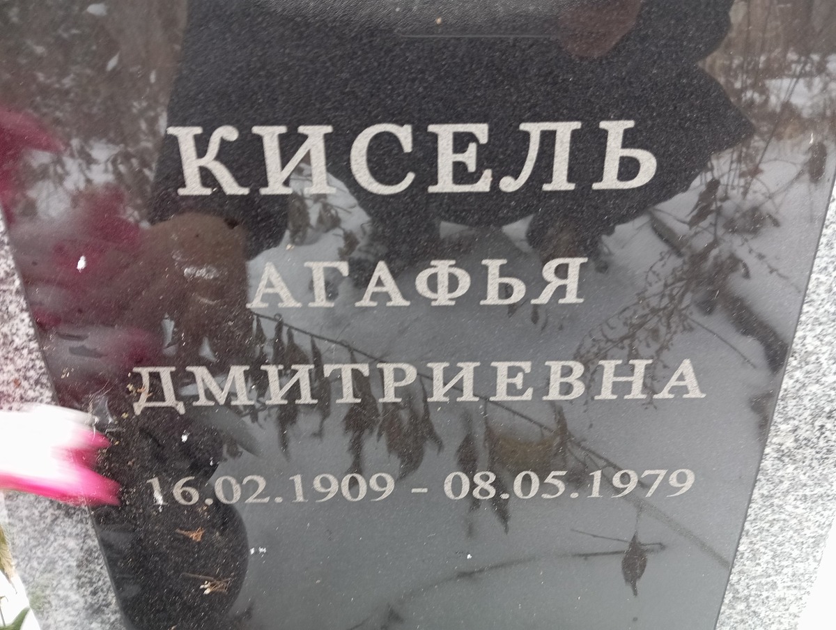 Кисаль Агафья Дмитриевна