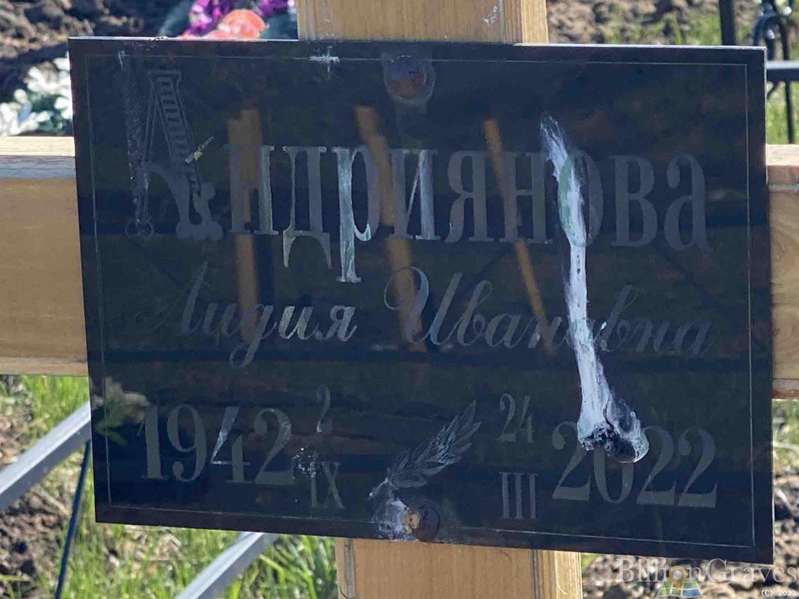 Андриянова Лидия Ивановна