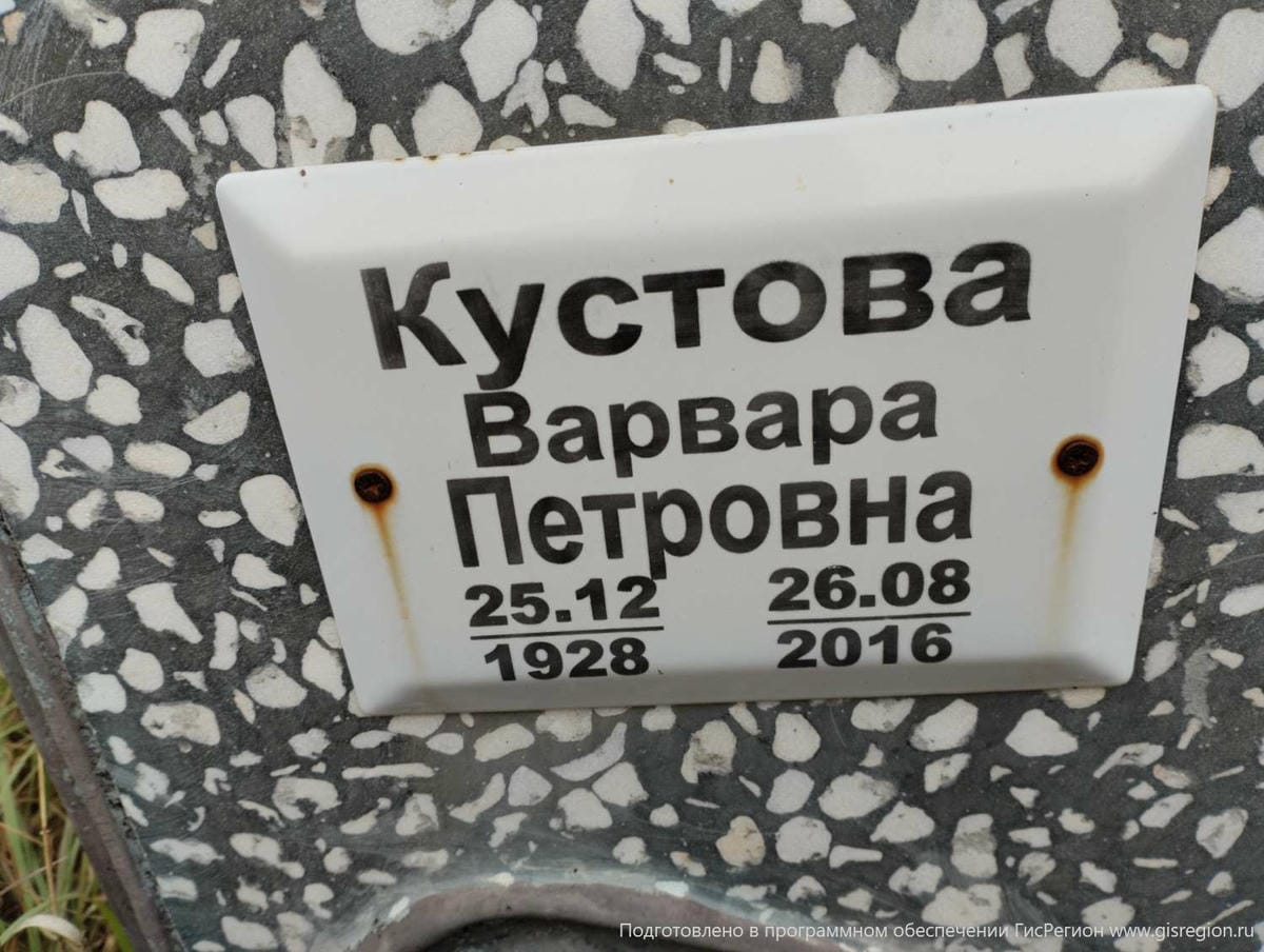 Кустова Варвара Петровна
