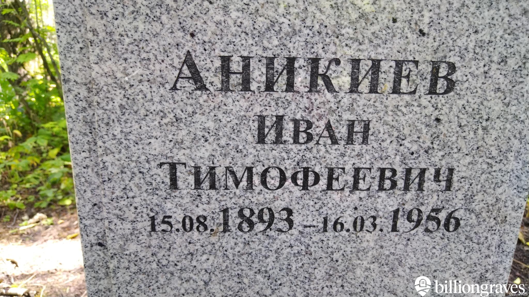 Аникиев Иван Тимофеевич