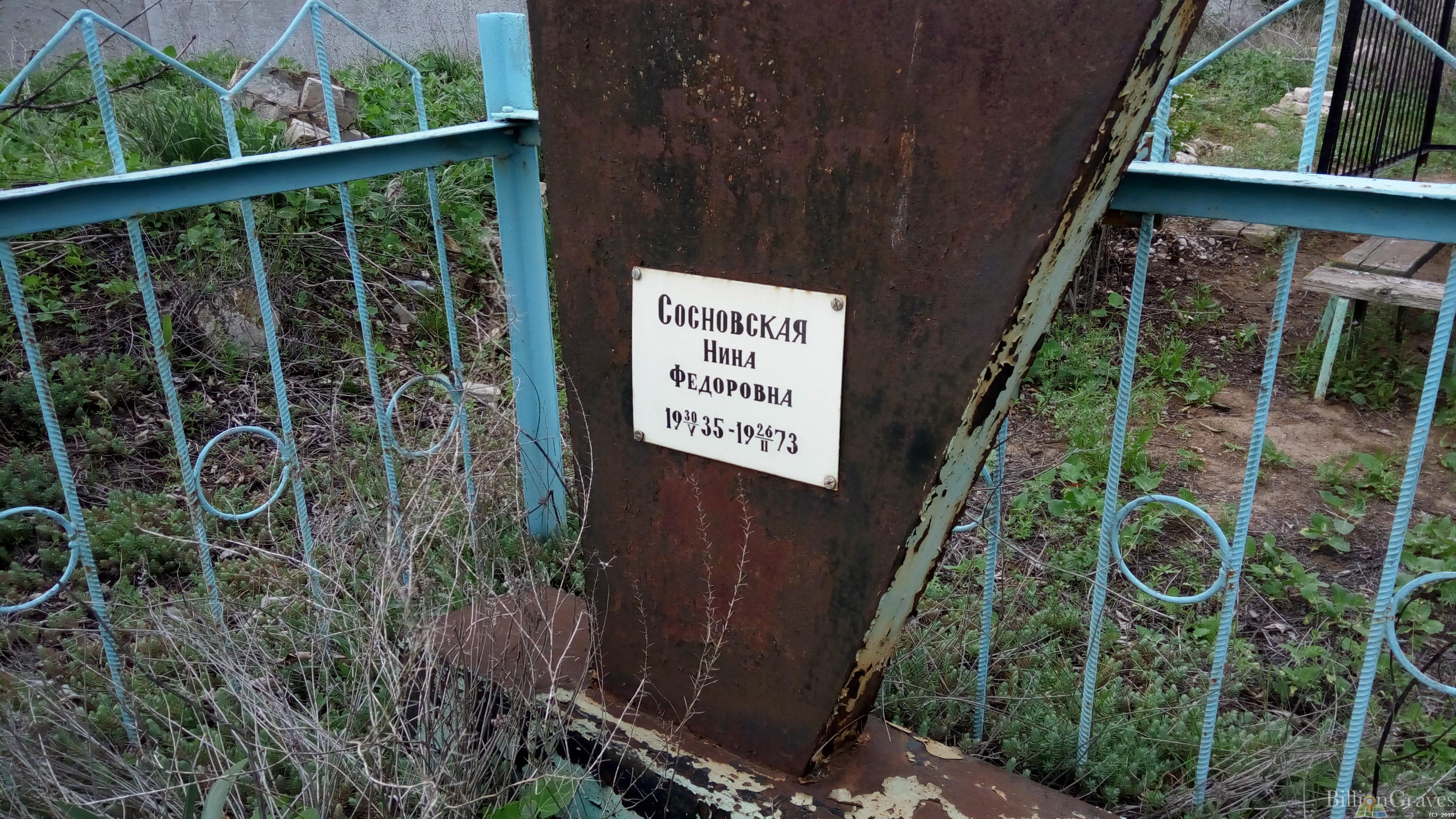 Сосновская Нина Федоровна