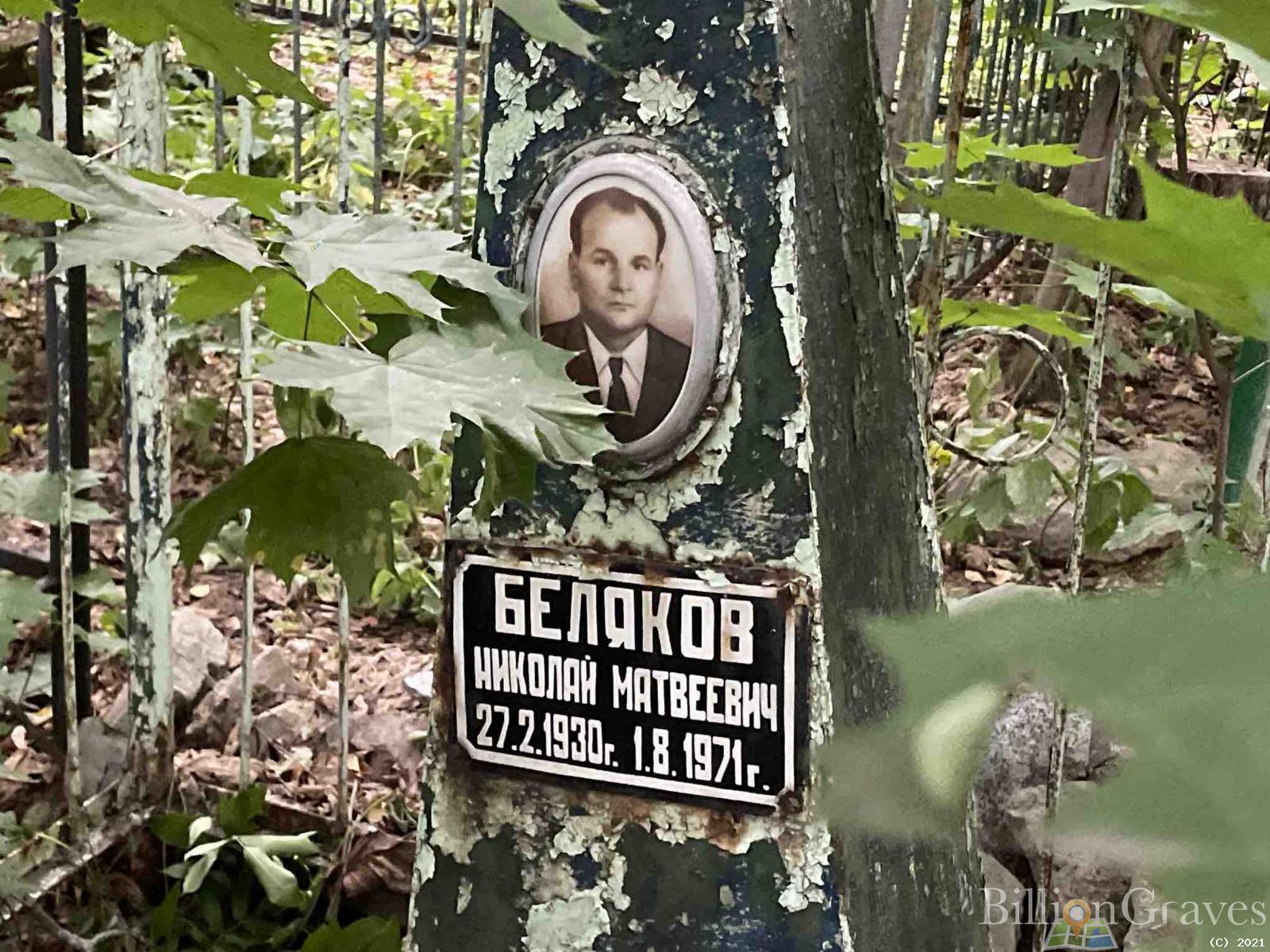 Беляков Николай Матвеевич