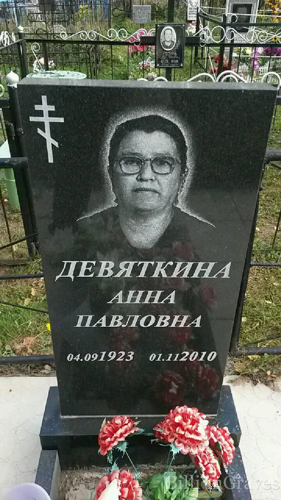 Девяткина Анна Павловна