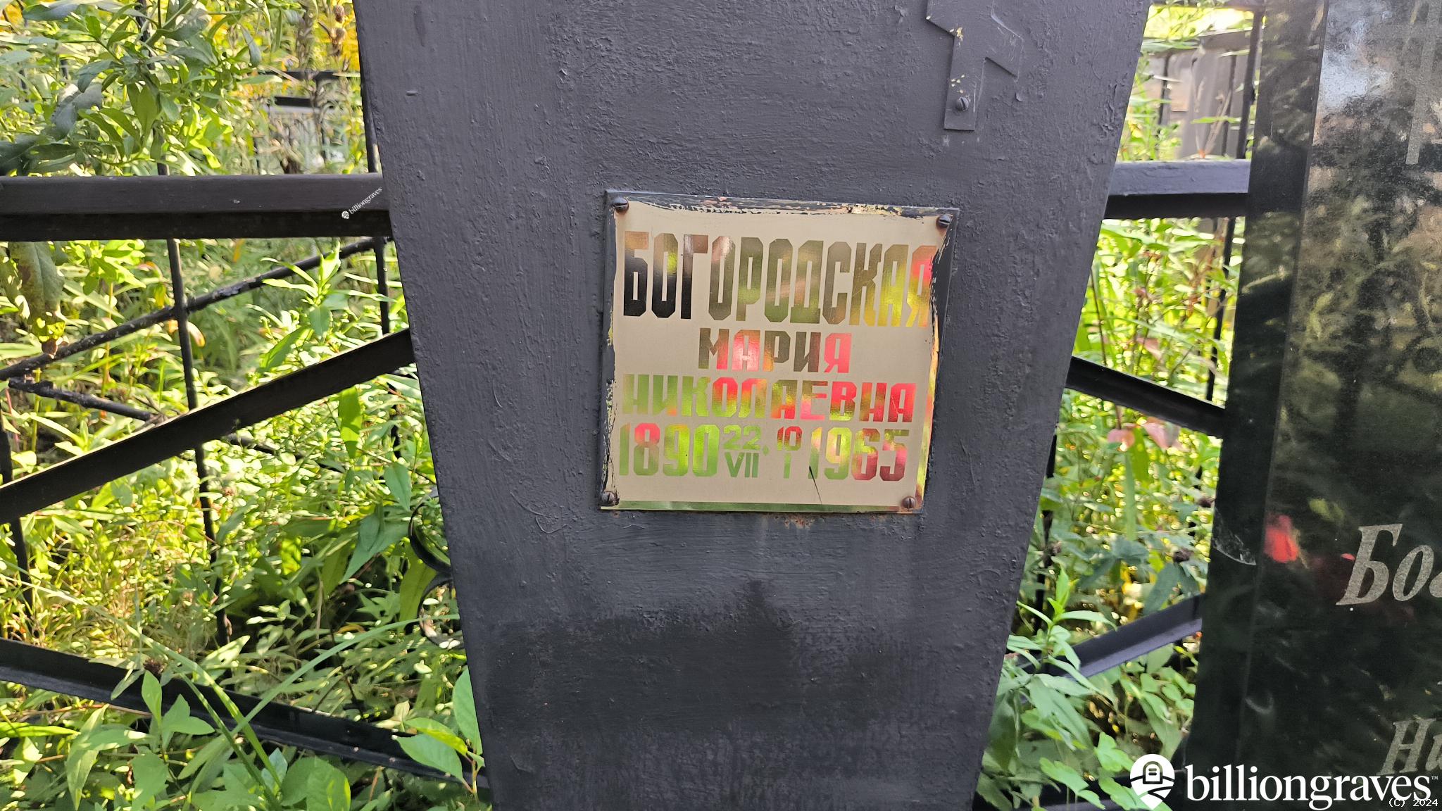 Богородская Мария Николаевна