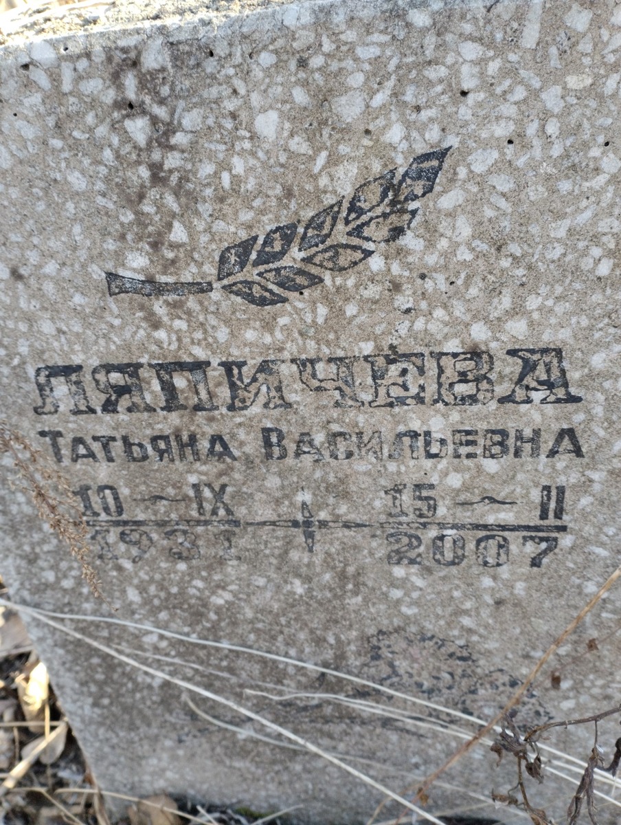 Ляпичева Татьяна Васильевна
