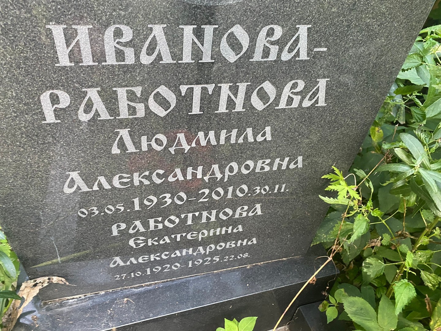 Иванова-Работнова Людмила Александровна