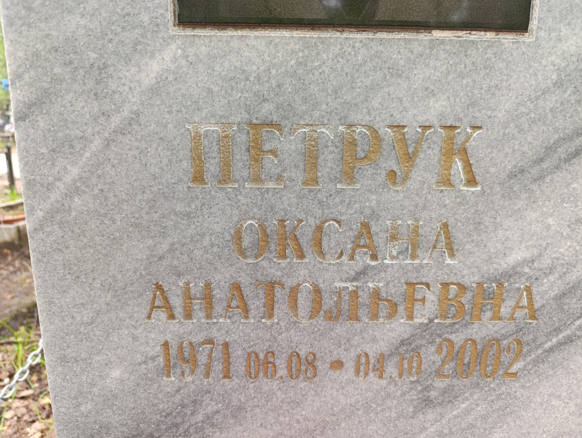 Петрук Оксана Анатольевна