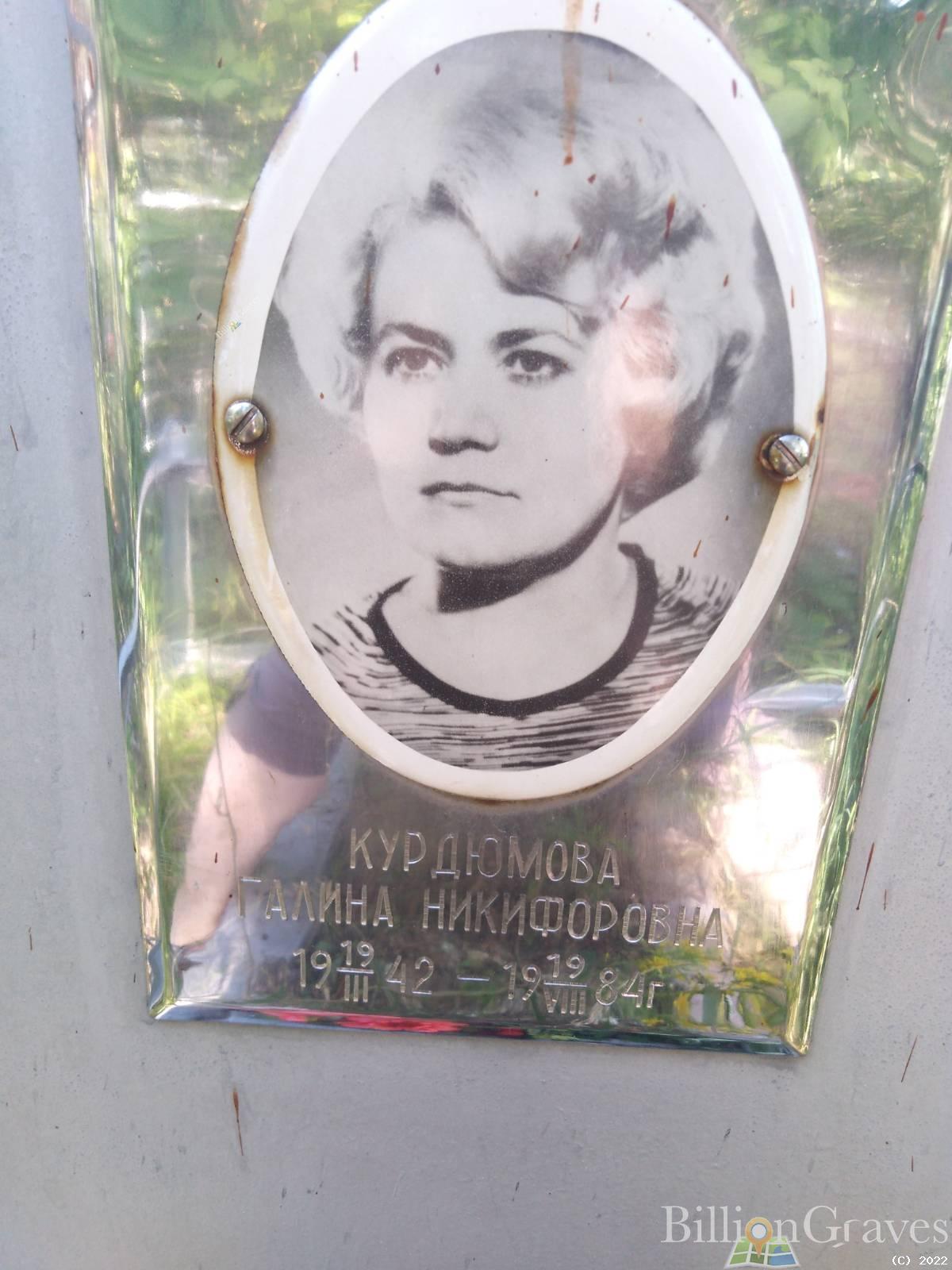Курдюмова Галина Никифоровна