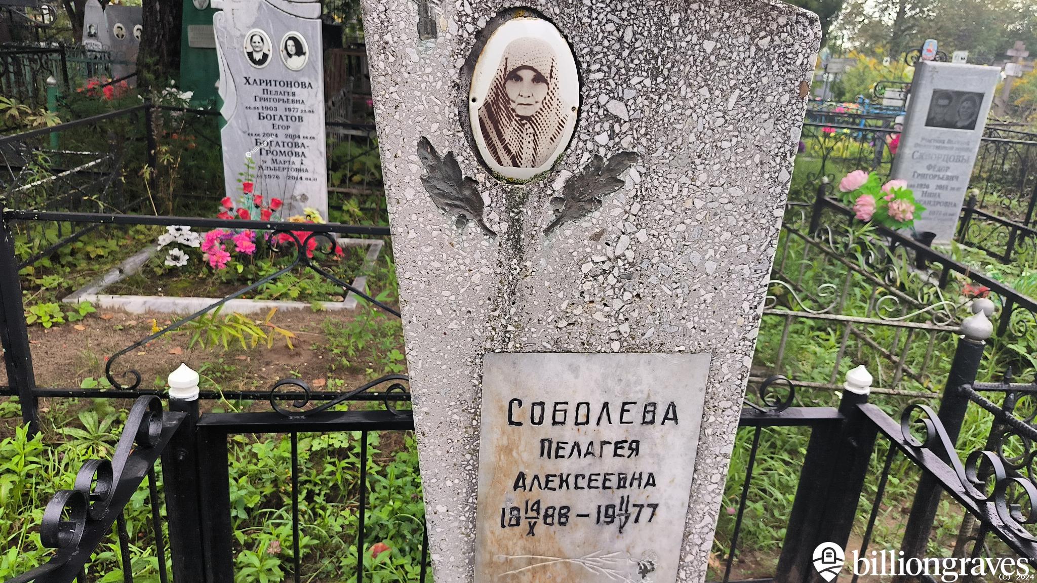 Соболева Пелагея Алексеевна