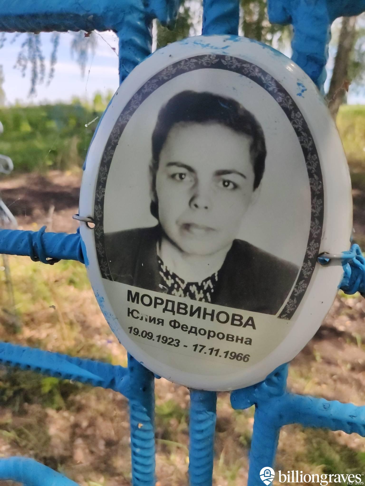 Мордвинова Юлия Федоровна