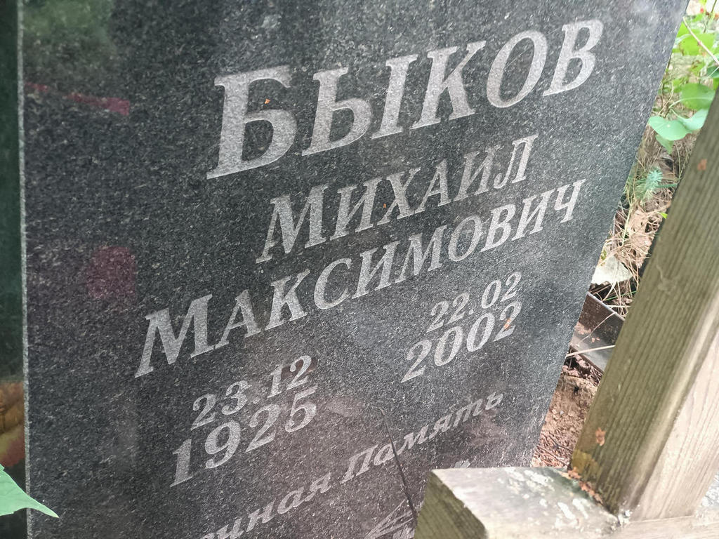Быков Михаил Максимович