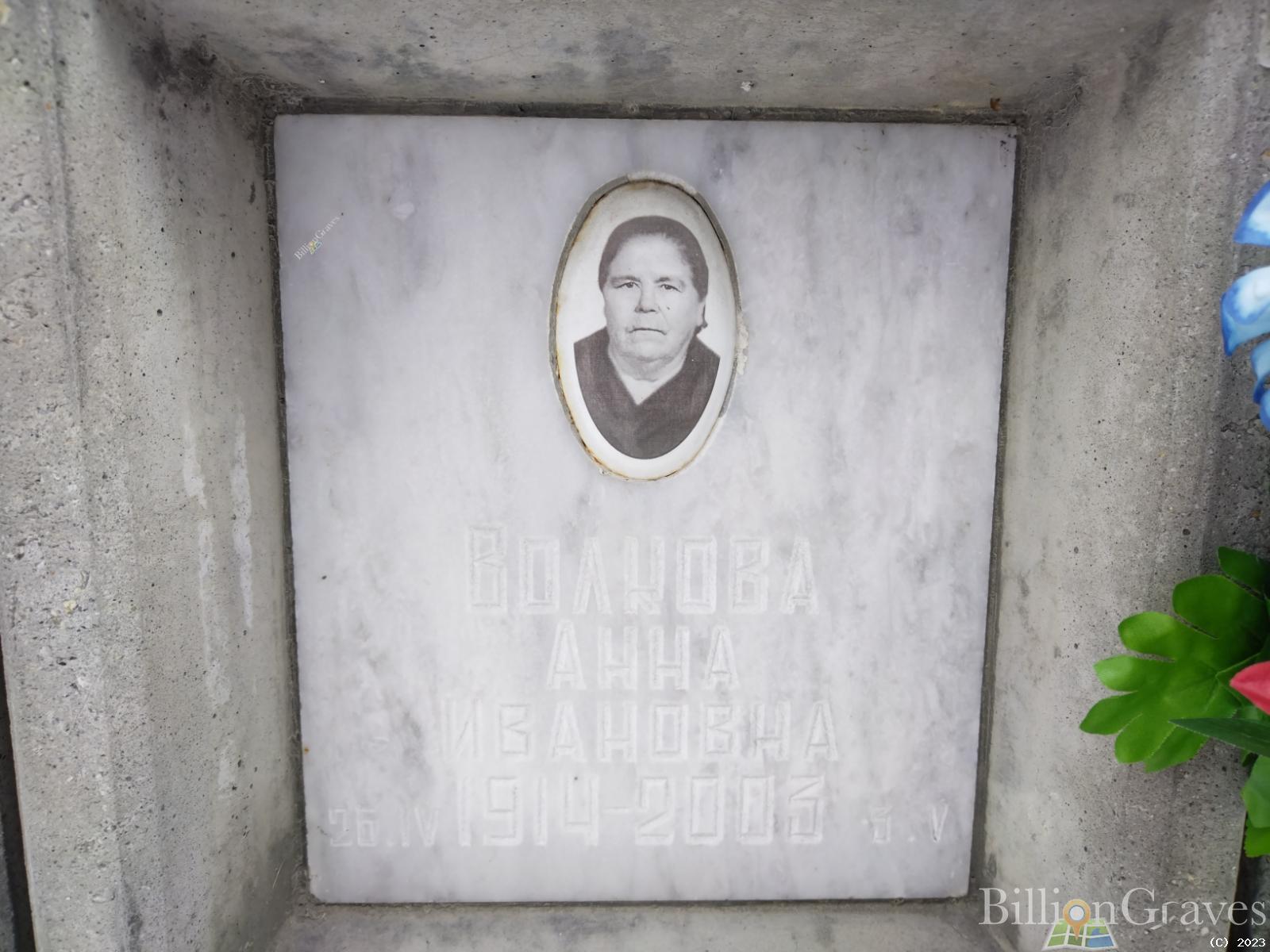 Волкова Анна Ивановна