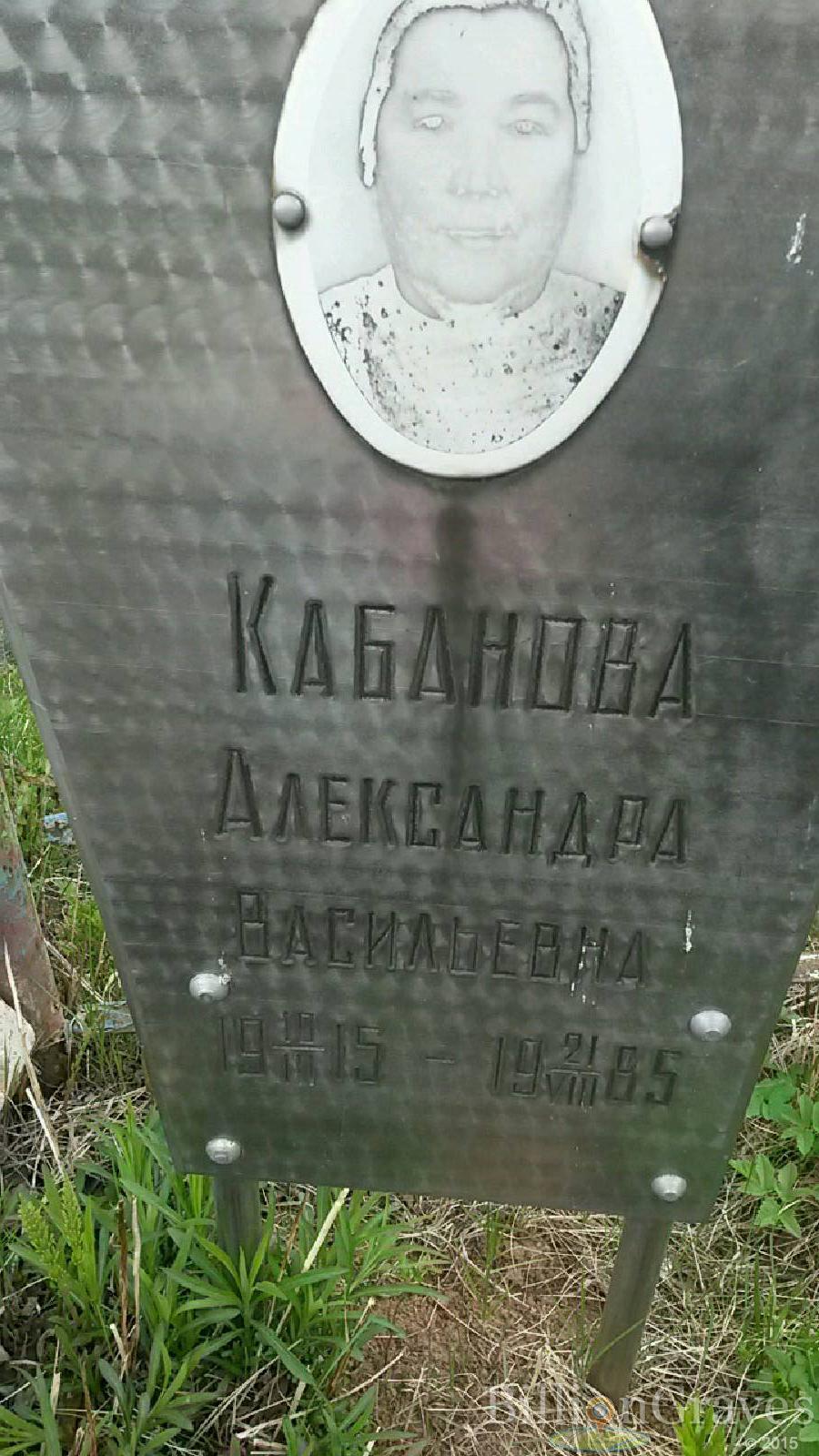 Кабанова Александра Васильевна
